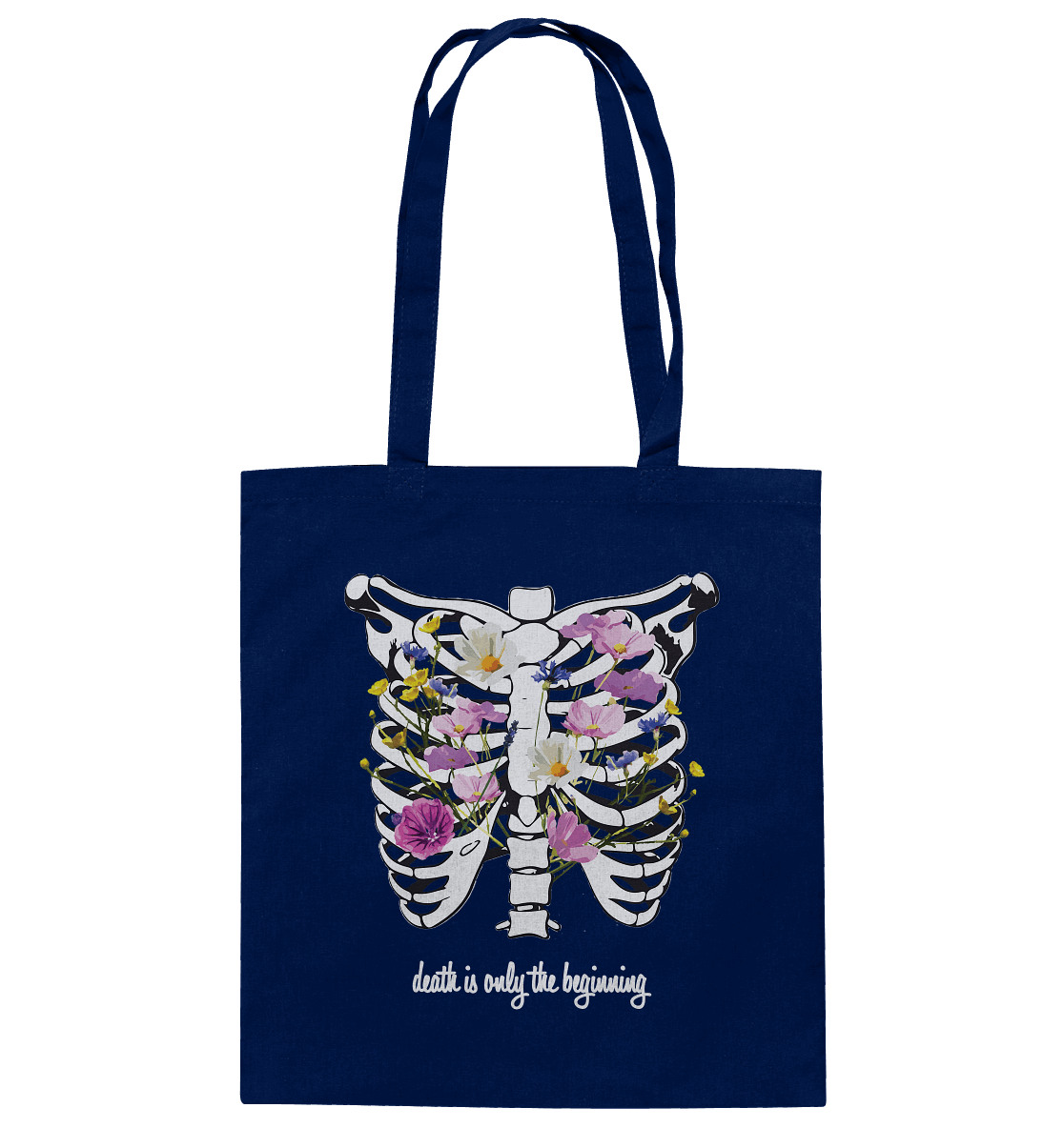 "Death is only the beginning" – Ein Statement mit Tiefe - Baumwolltasche