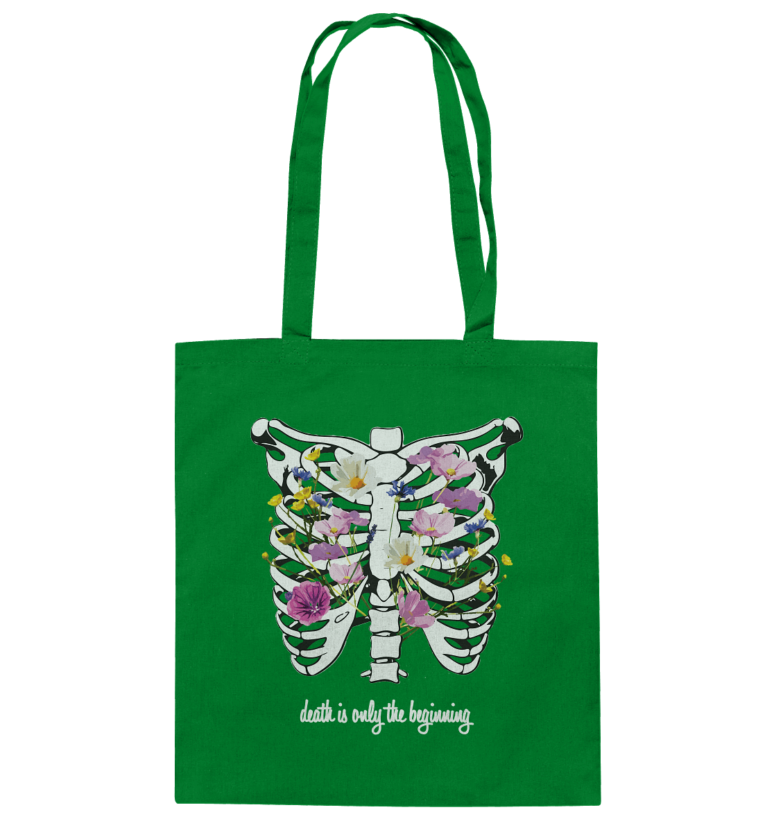 "Death is only the beginning" – Ein Statement mit Tiefe - Baumwolltasche