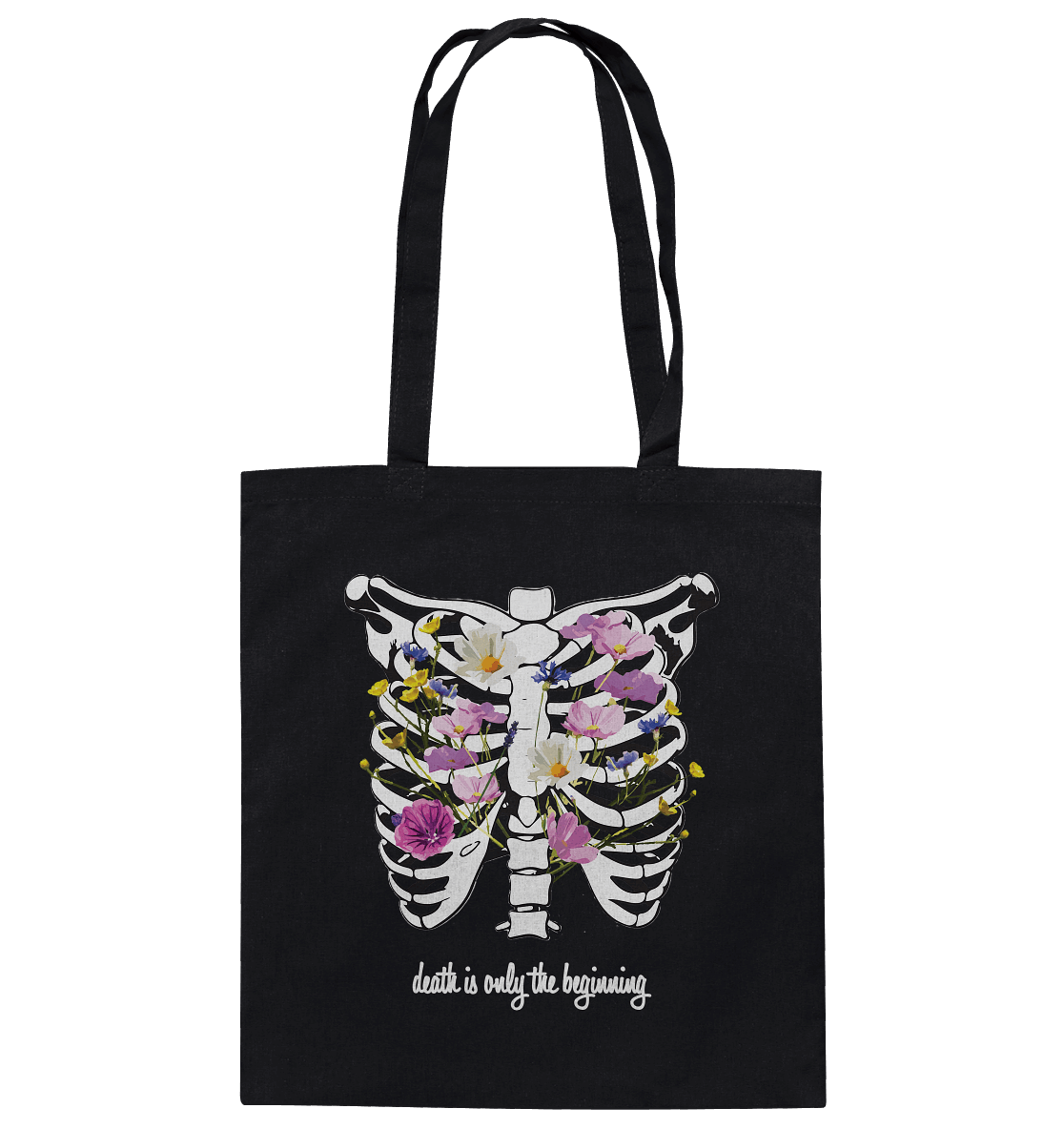 "Death is only the beginning" – Ein Statement mit Tiefe - Baumwolltasche