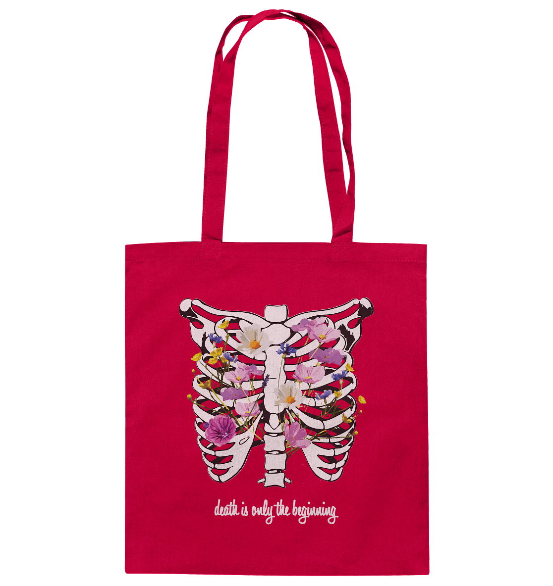 "Death is only the beginning" – Ein Statement mit Tiefe - Baumwolltasche