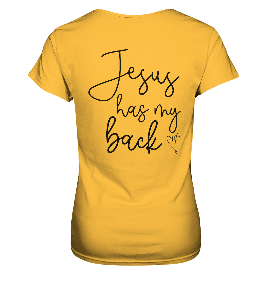 Jesus Has My Back - Ladies Premium Shirt