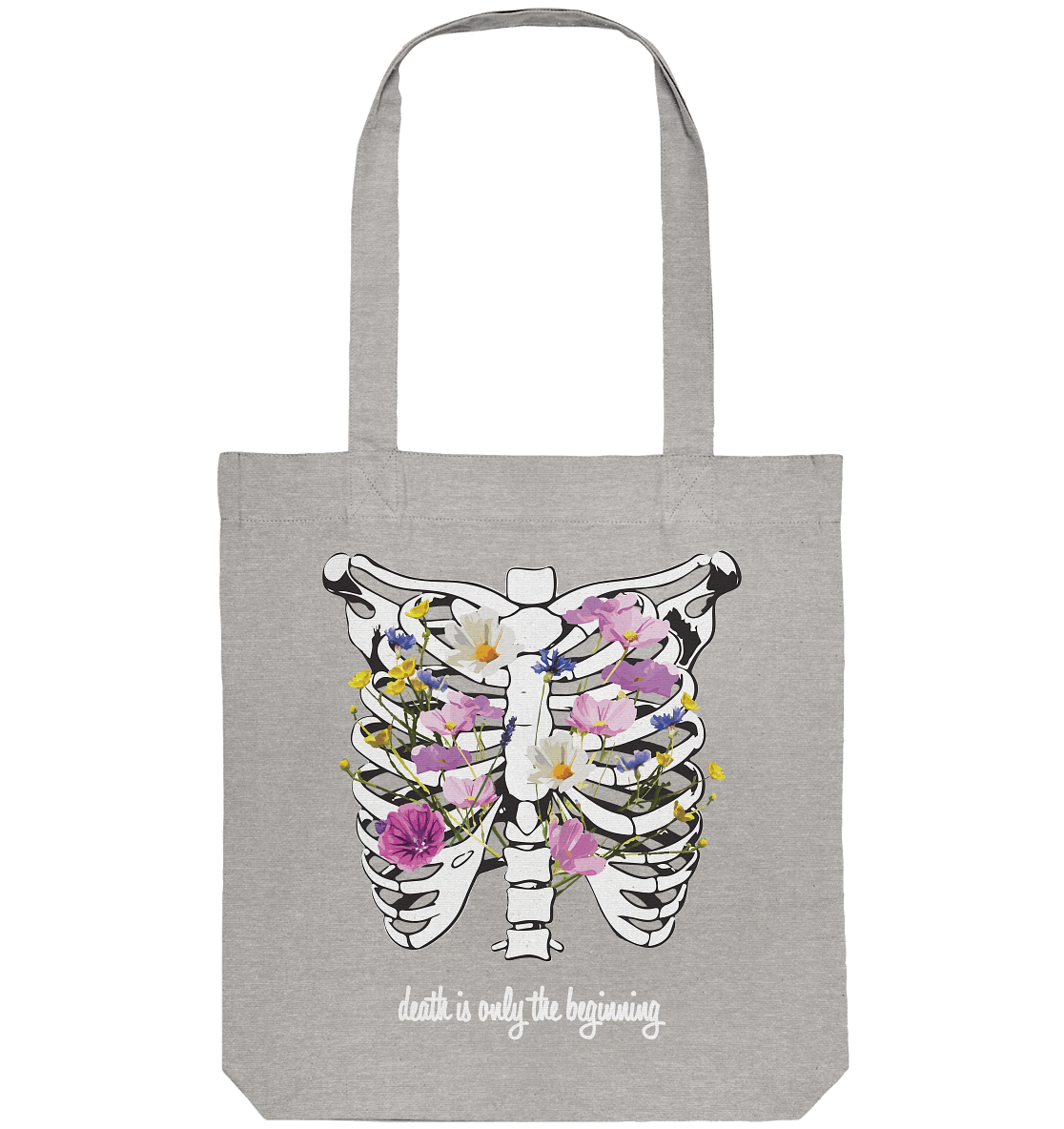 "Death is only the beginning" – Ein Statement mit Tiefe - Organic Tote-Bag