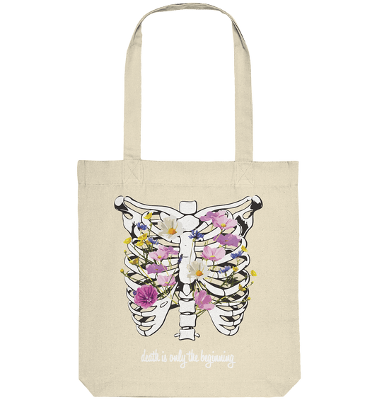 "Death is only the beginning" – Ein Statement mit Tiefe - Organic Tote-Bag