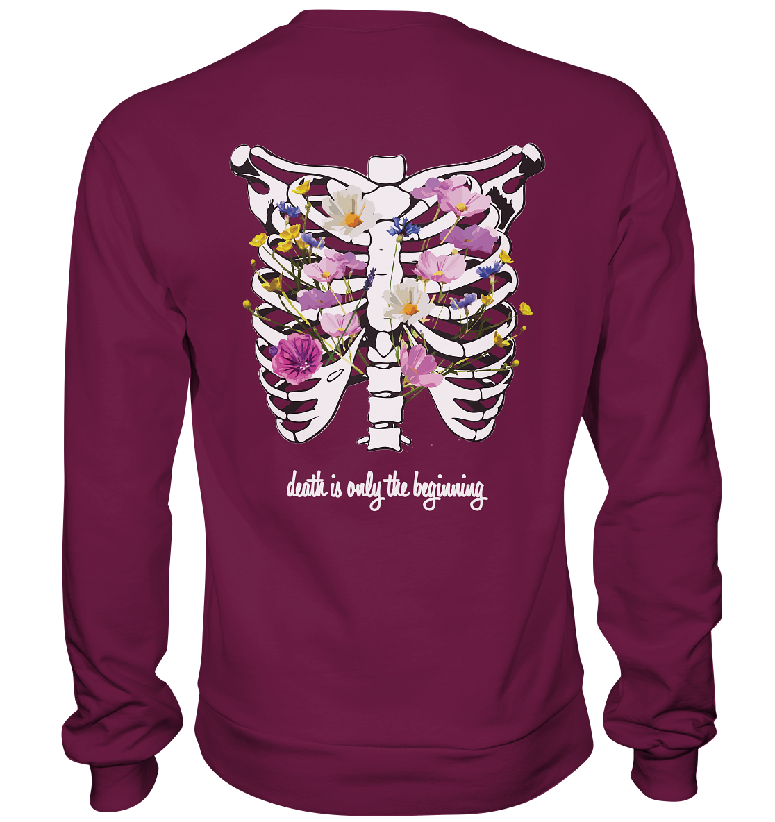 "Death is only the beginning" – Ein Statement mit Tiefe - Premium Sweatshirt