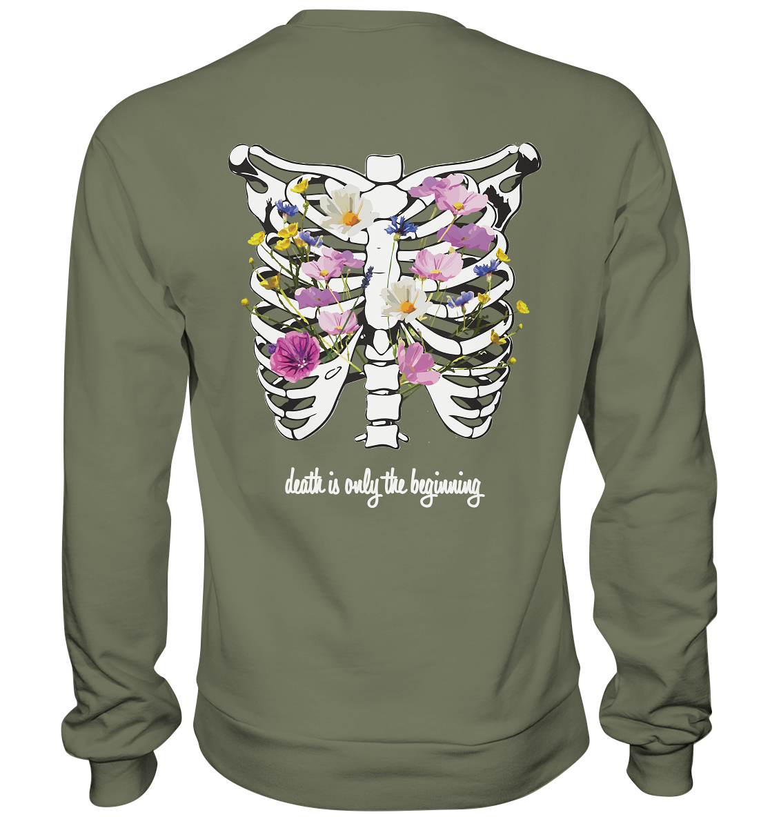 "Death is only the beginning" – Ein Statement mit Tiefe - Premium Sweatshirt