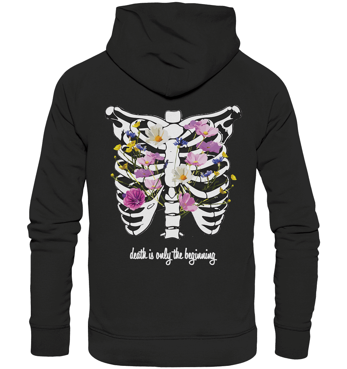 "Death is only the beginning" – Ein Statement mit Tiefe - Premium Unisex Hoodie