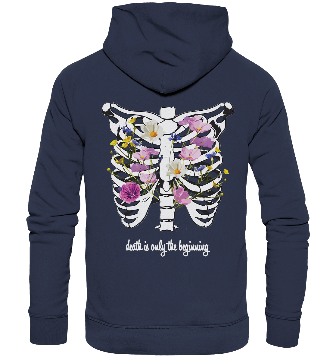 "Death is only the beginning" – Ein Statement mit Tiefe - Premium Unisex Hoodie