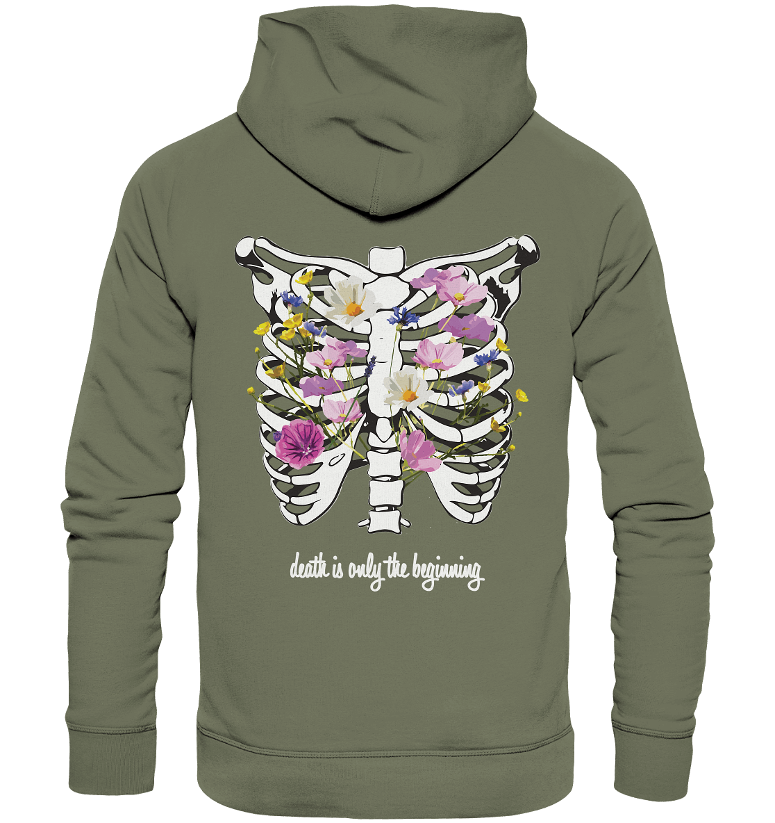 "Death is only the beginning" – Ein Statement mit Tiefe - Premium Unisex Hoodie