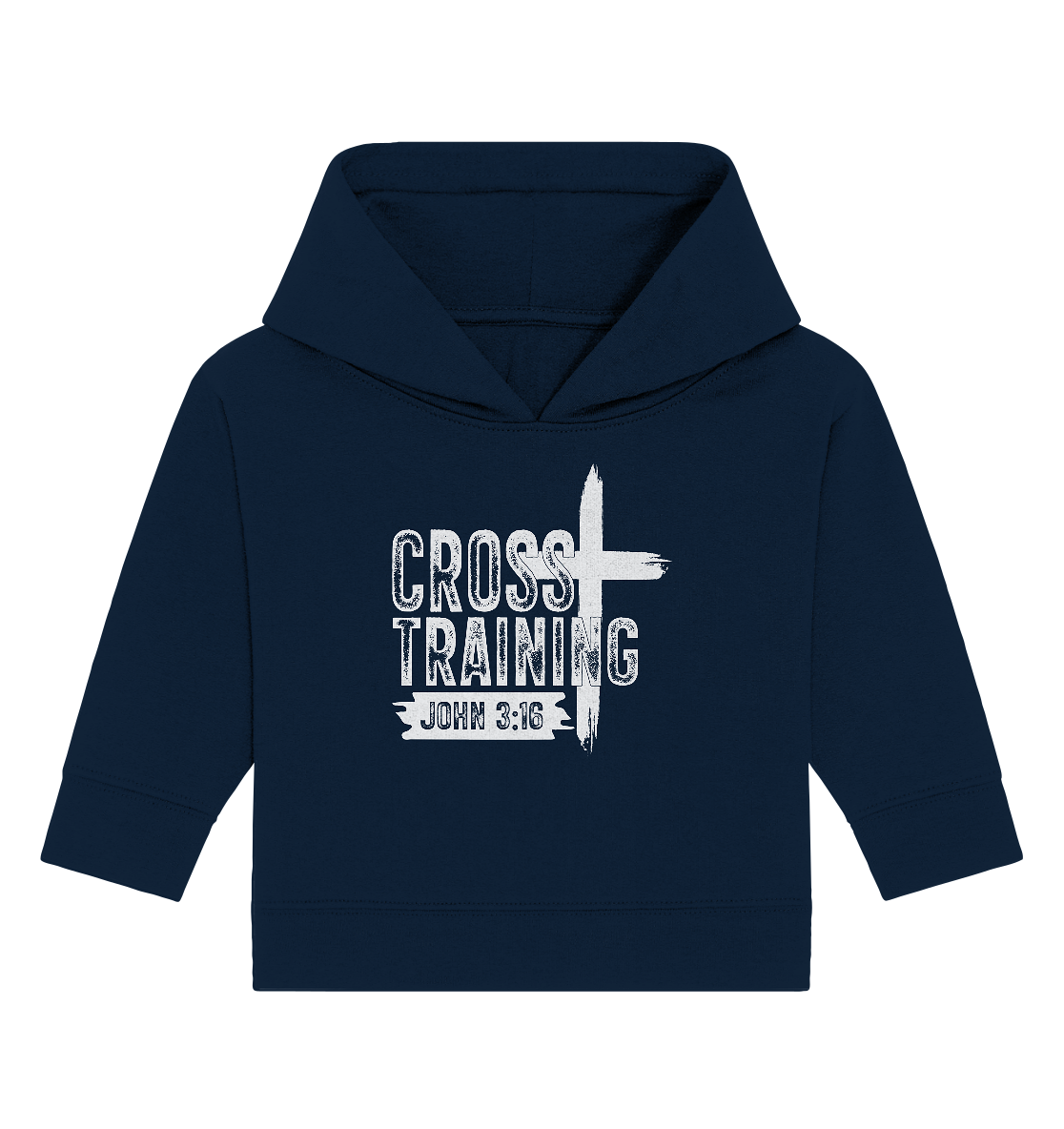 Cross Training - John 3:16 - Baby Organic Hoodie