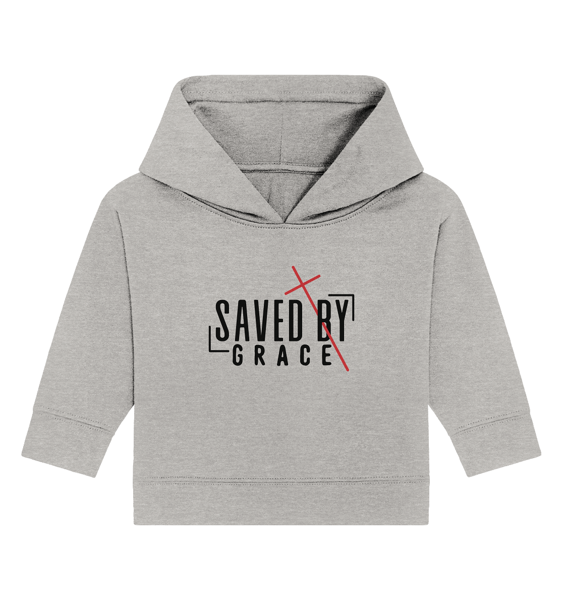 Saved by Grace – Ein kraftvolles Statement des Glaubens - Baby Organic Hoodie