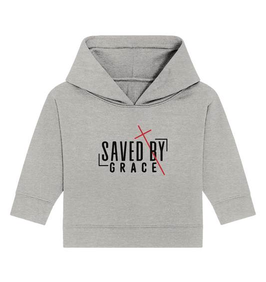 Saved by Grace – Ein kraftvolles Statement des Glaubens - Baby Organic Hoodie