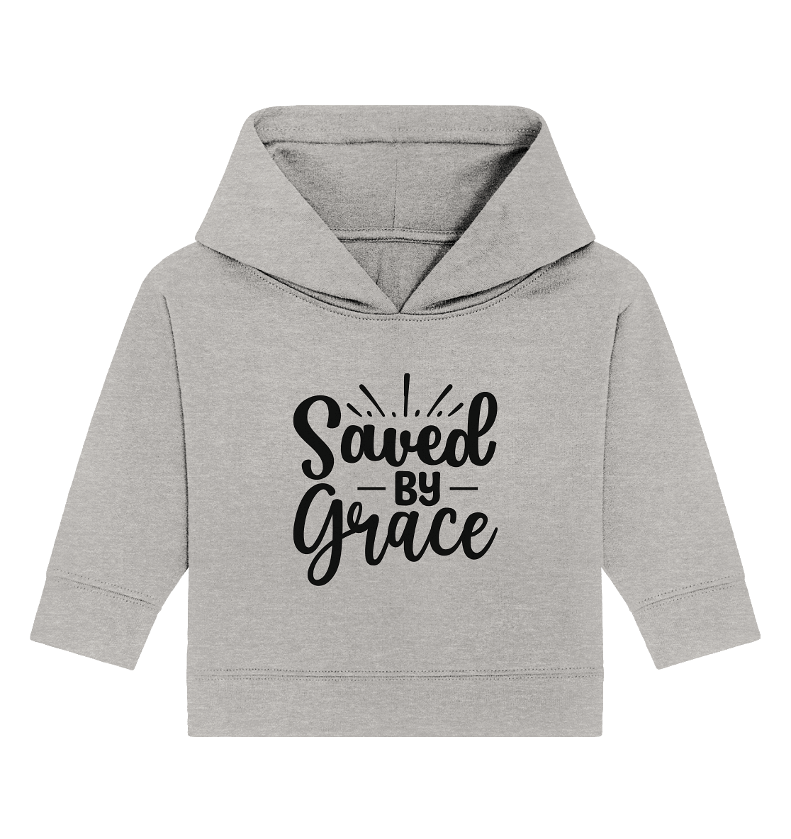 Saved by Grace – Dein Glaube, Dein Statement - Baby Organic Hoodie