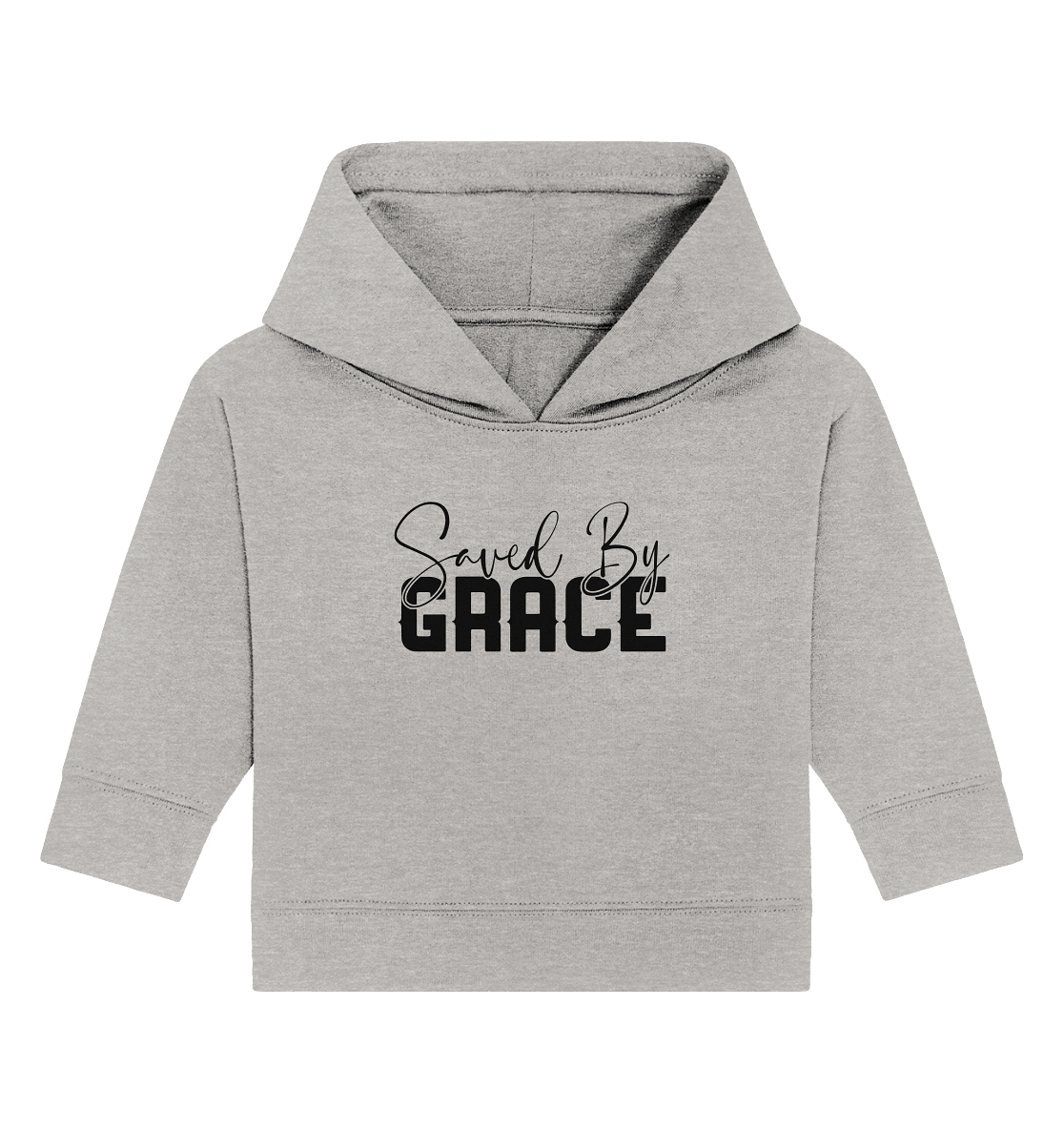 Saved by Grace – Ein kraftvolles Glaubensstatement - Baby Organic Hoodie