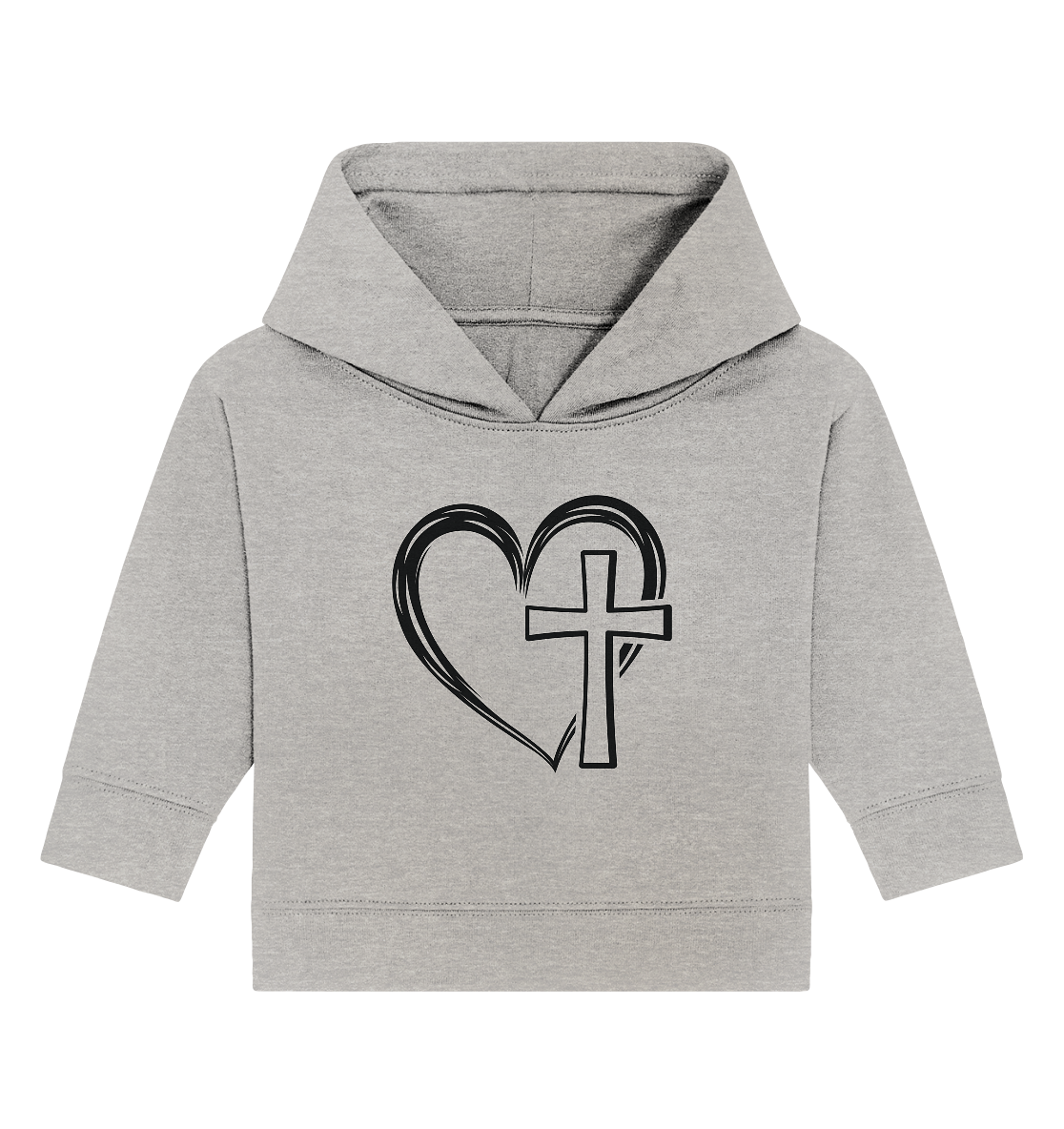 Herz & Kreuz Design - Baby Organic Hoodie