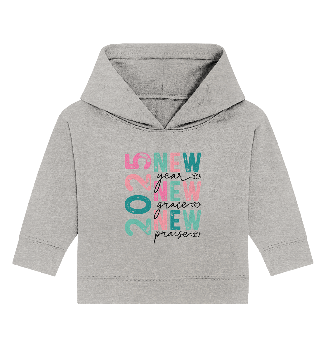 2025 - New Year, New Grace, New Praise - Baby Organic Hoodie