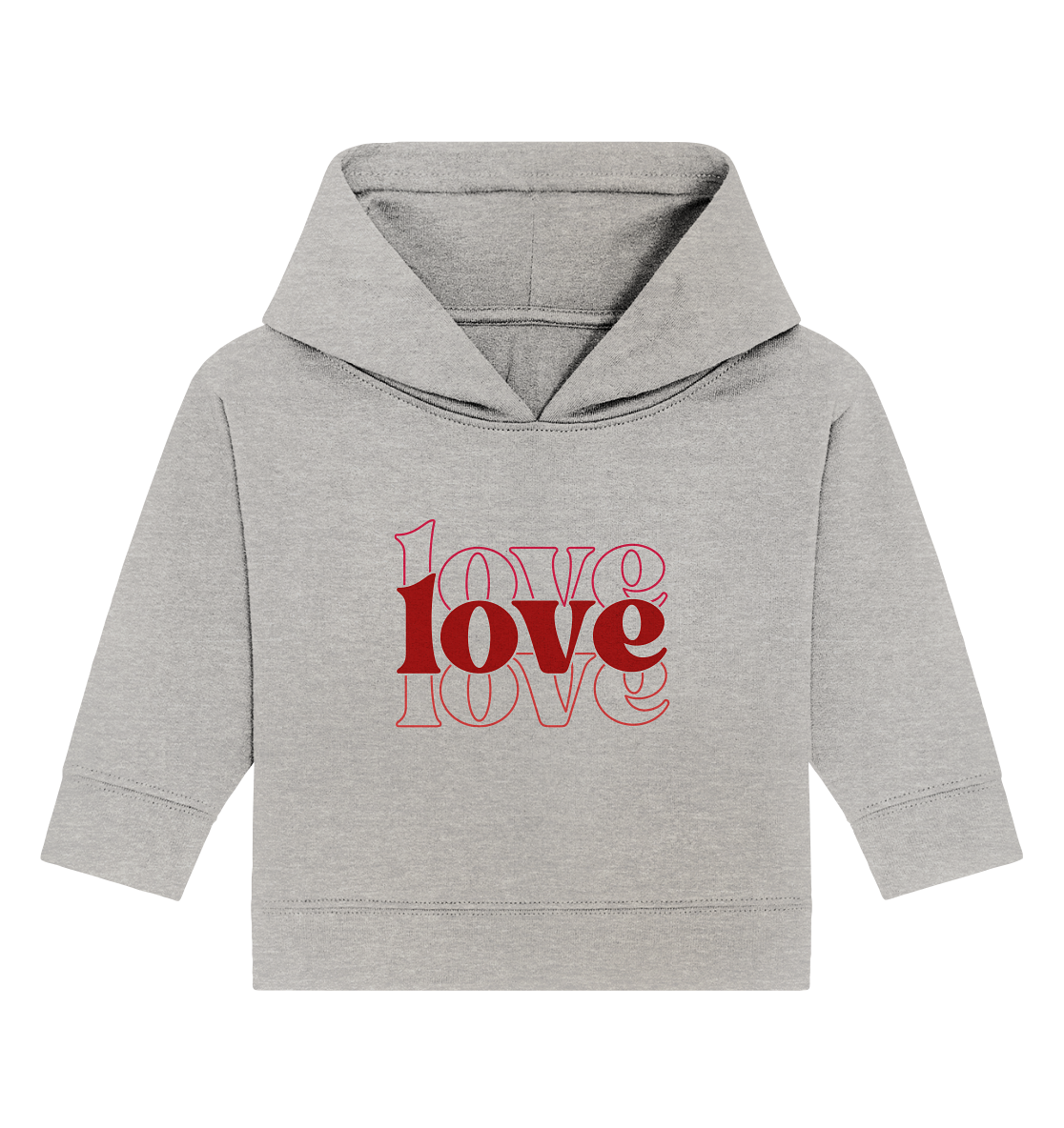 Love – The Greatest Power - Baby Organic Hoodie