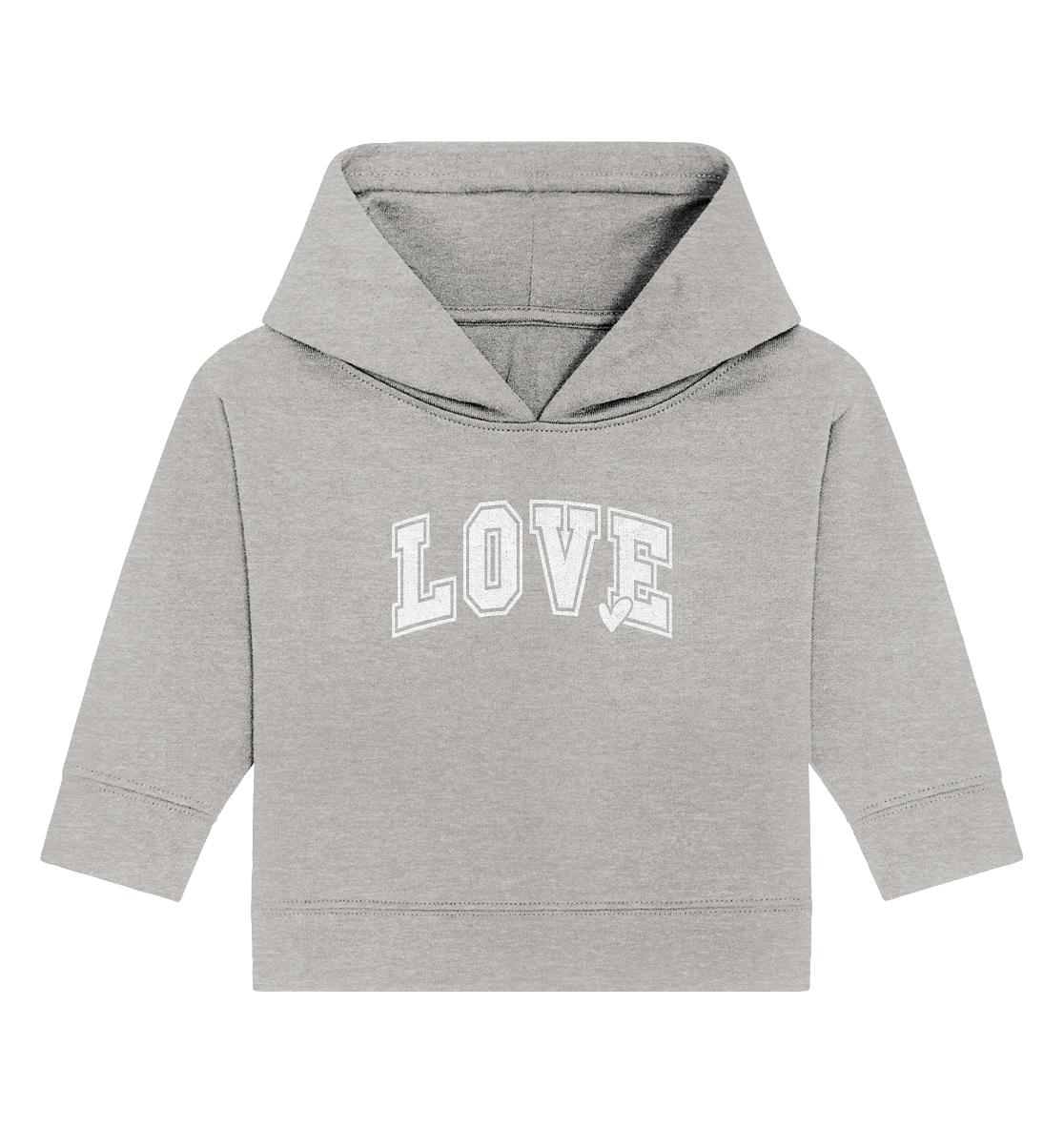 "Love" – das Design, das Herzen spricht! - Baby Organic Hoodie