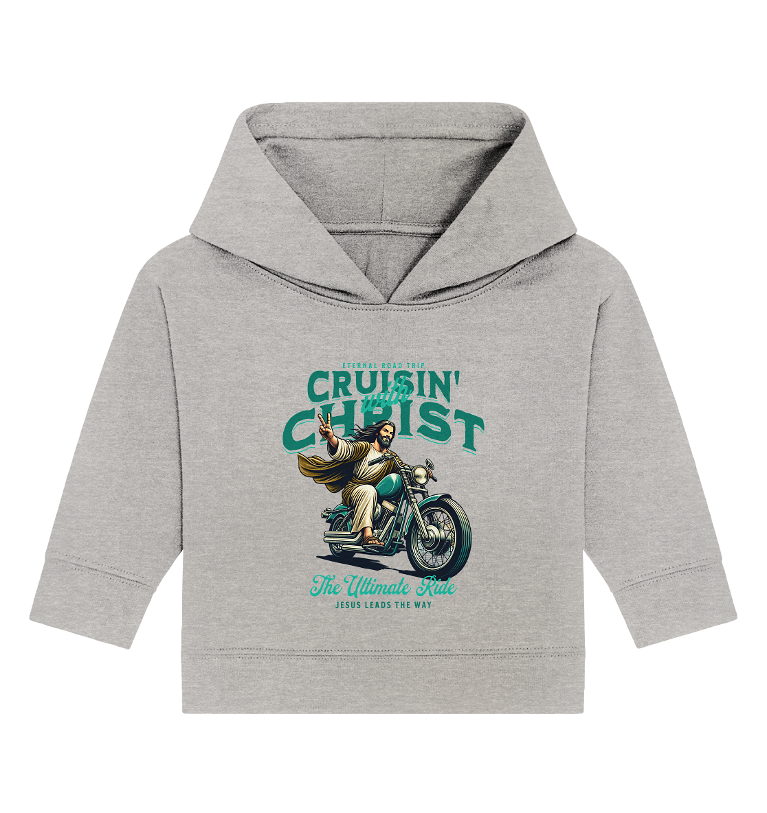 Eternal Road Trip – Cruisin' with Christ - Baby Organic Hoodie