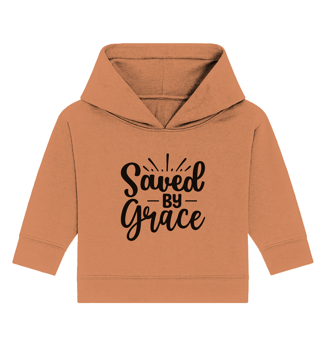 Saved by Grace – Dein Glaube, Dein Statement - Baby Organic Hoodie