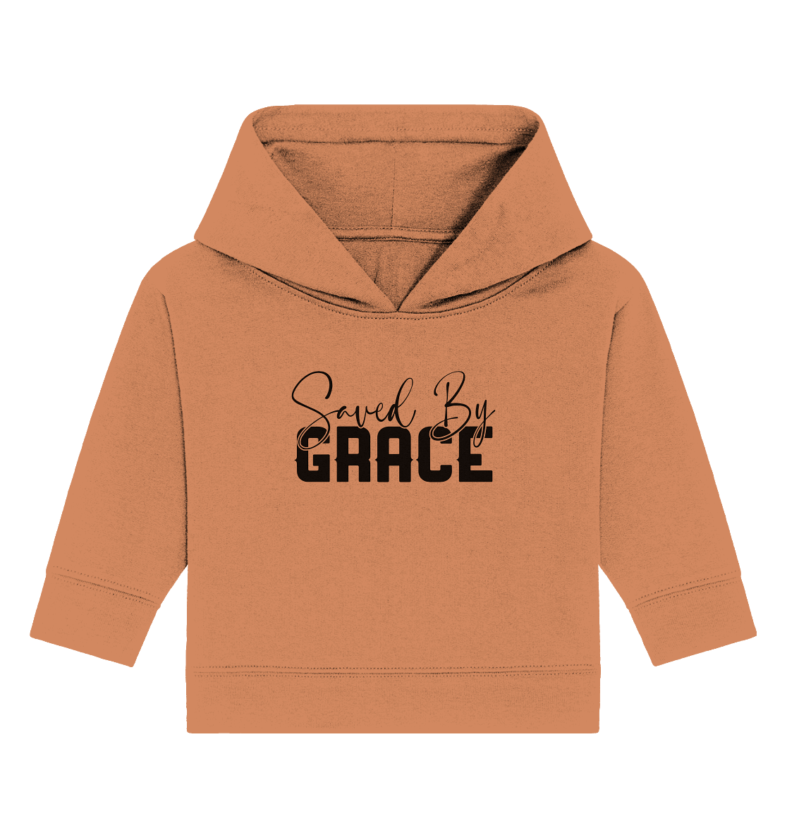 Saved by Grace – Ein kraftvolles Glaubensstatement - Baby Organic Hoodie