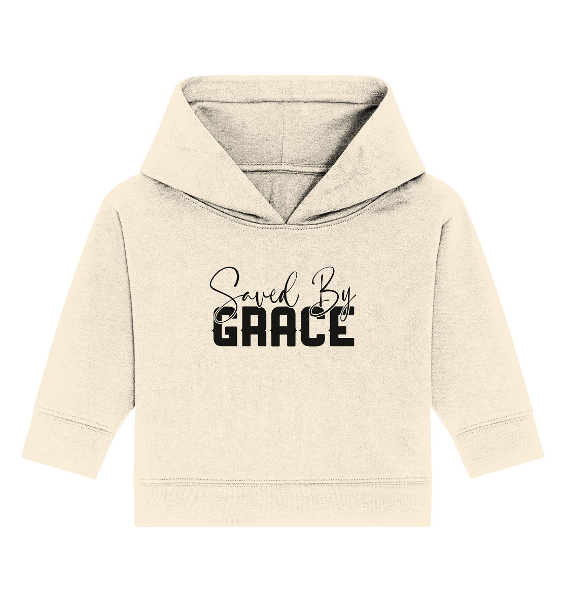 Saved by Grace – Ein kraftvolles Glaubensstatement - Baby Organic Hoodie