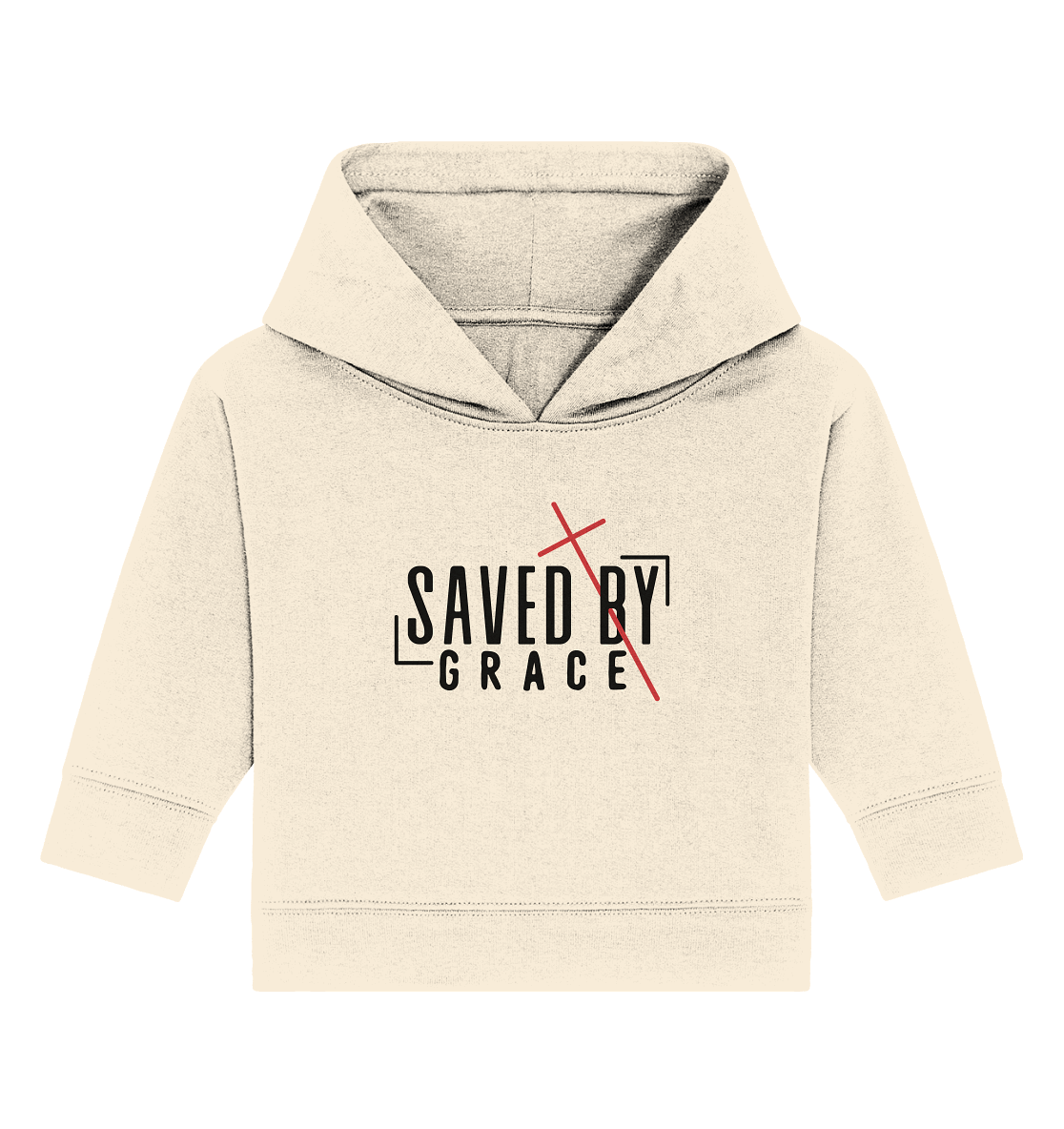 Saved by Grace – Ein kraftvolles Statement des Glaubens - Baby Organic Hoodie