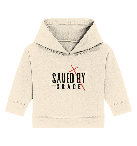 Saved by Grace – Ein kraftvolles Statement des Glaubens - Baby Organic Hoodie