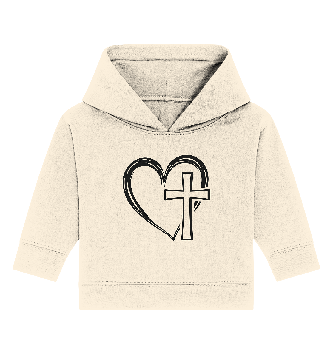 Herz & Kreuz Design - Baby Organic Hoodie