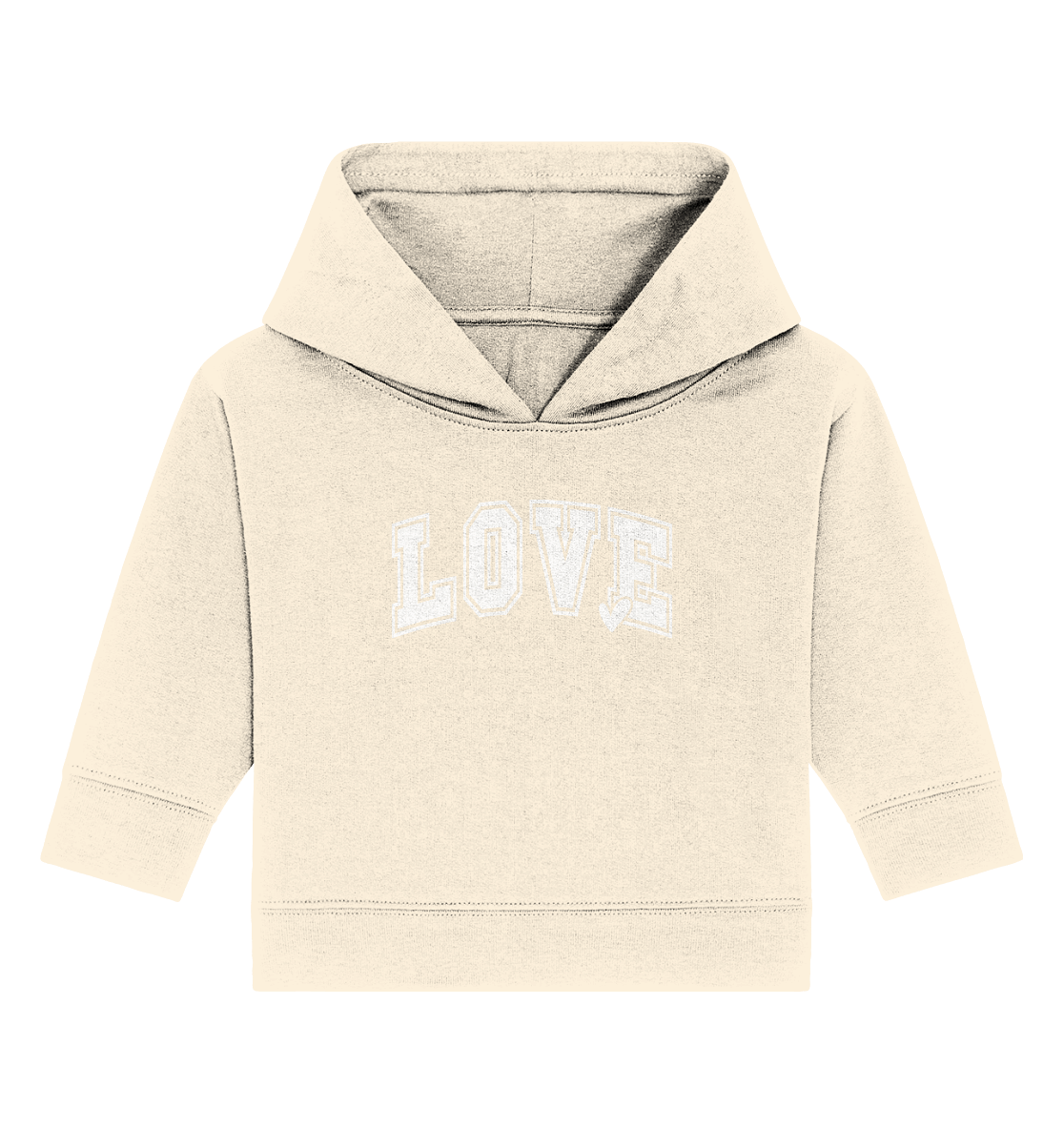 "Love" – das Design, das Herzen spricht! - Baby Organic Hoodie