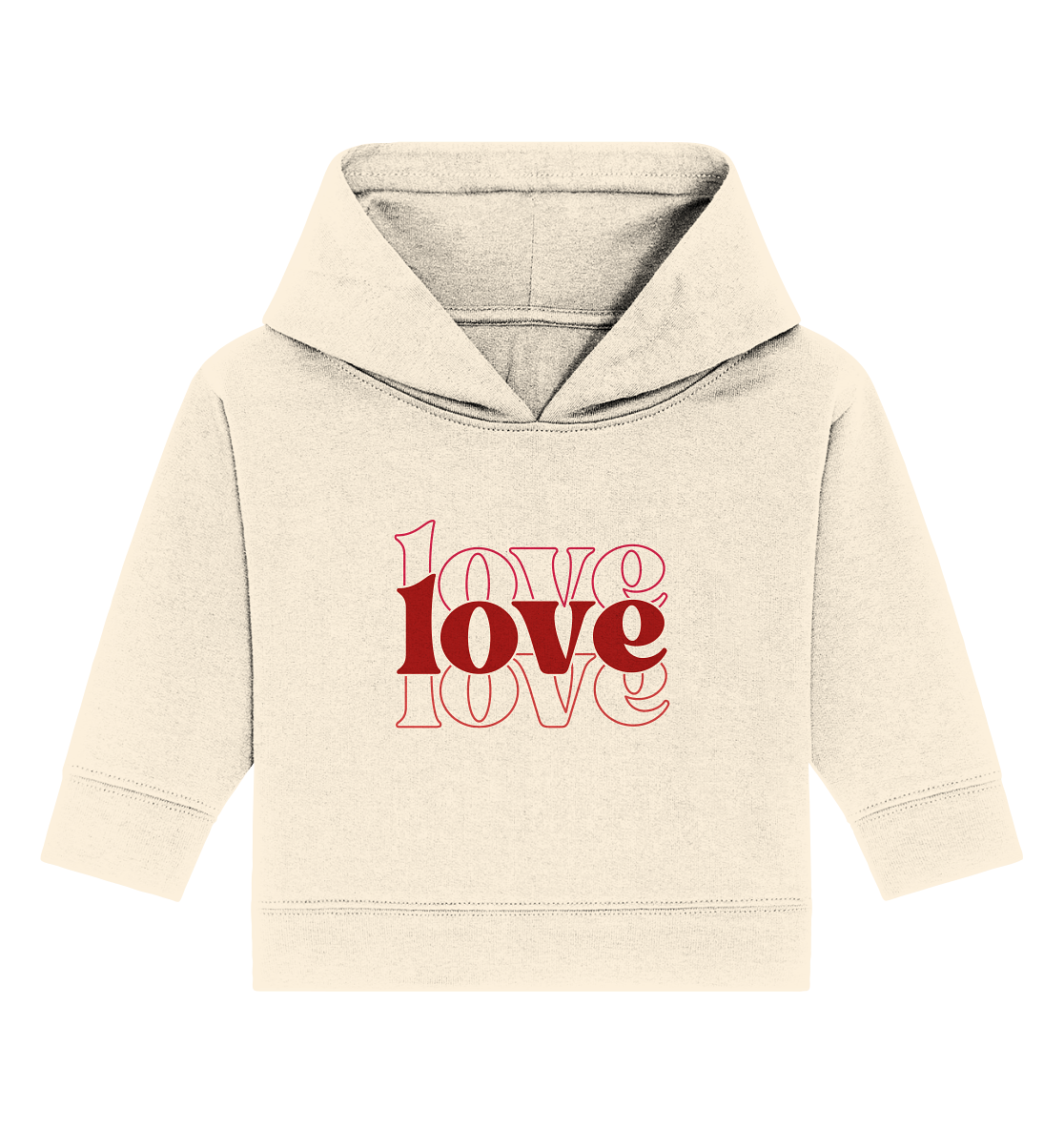 Love – The Greatest Power - Baby Organic Hoodie