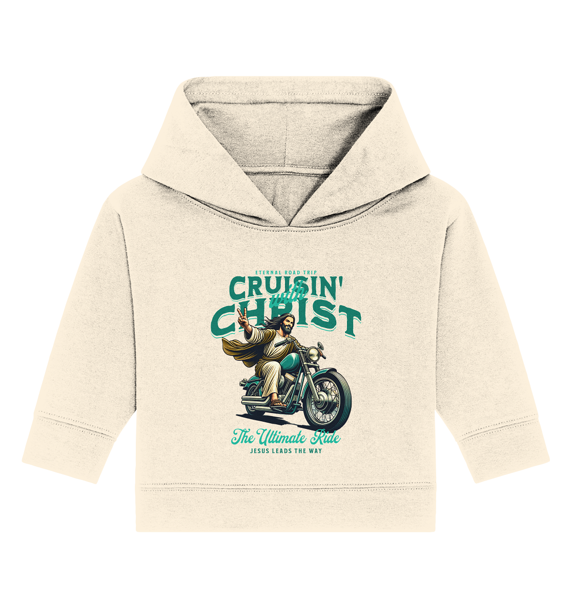 Eternal Road Trip – Cruisin' with Christ - Baby Organic Hoodie