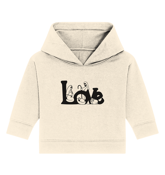 Die Liebe die wir zu Weihachten erleben - Baby Organic Hoodie