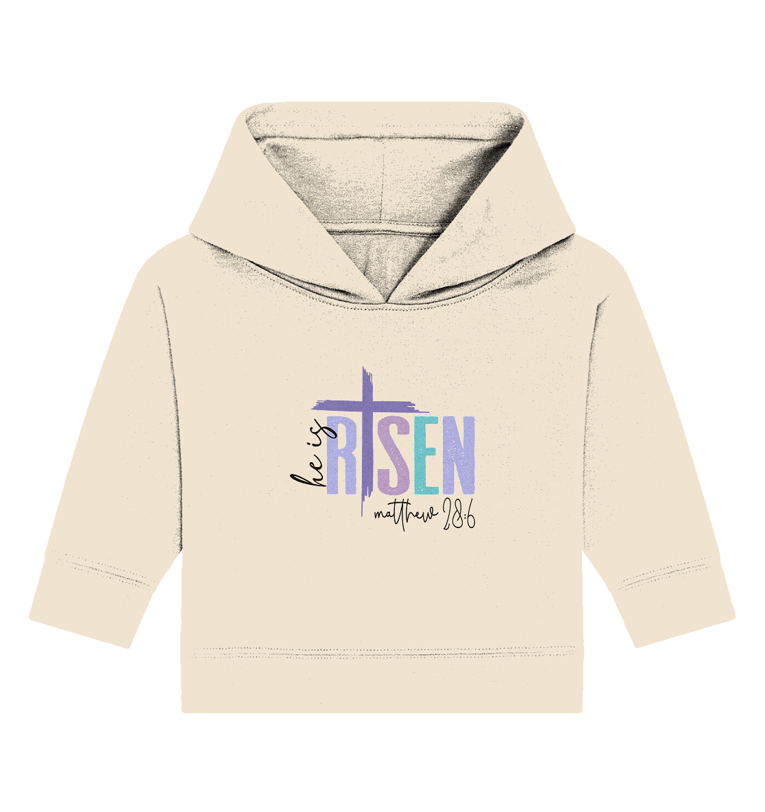 He Is Risen – Die Hoffnung lebt! - Baby Organic Hoodie