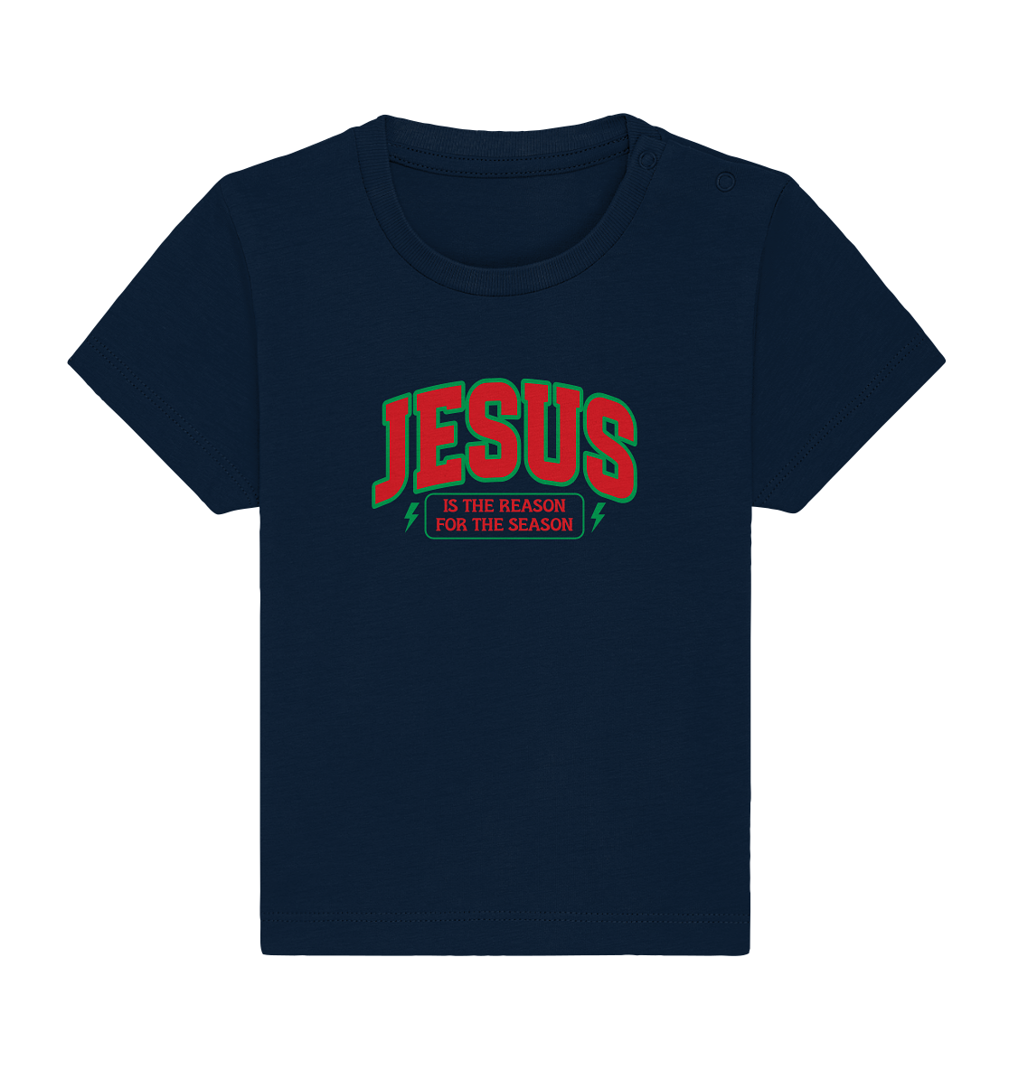 Jesus – Der Grund für die Weihnachtszeit (RG) - Baby Organic Shirt