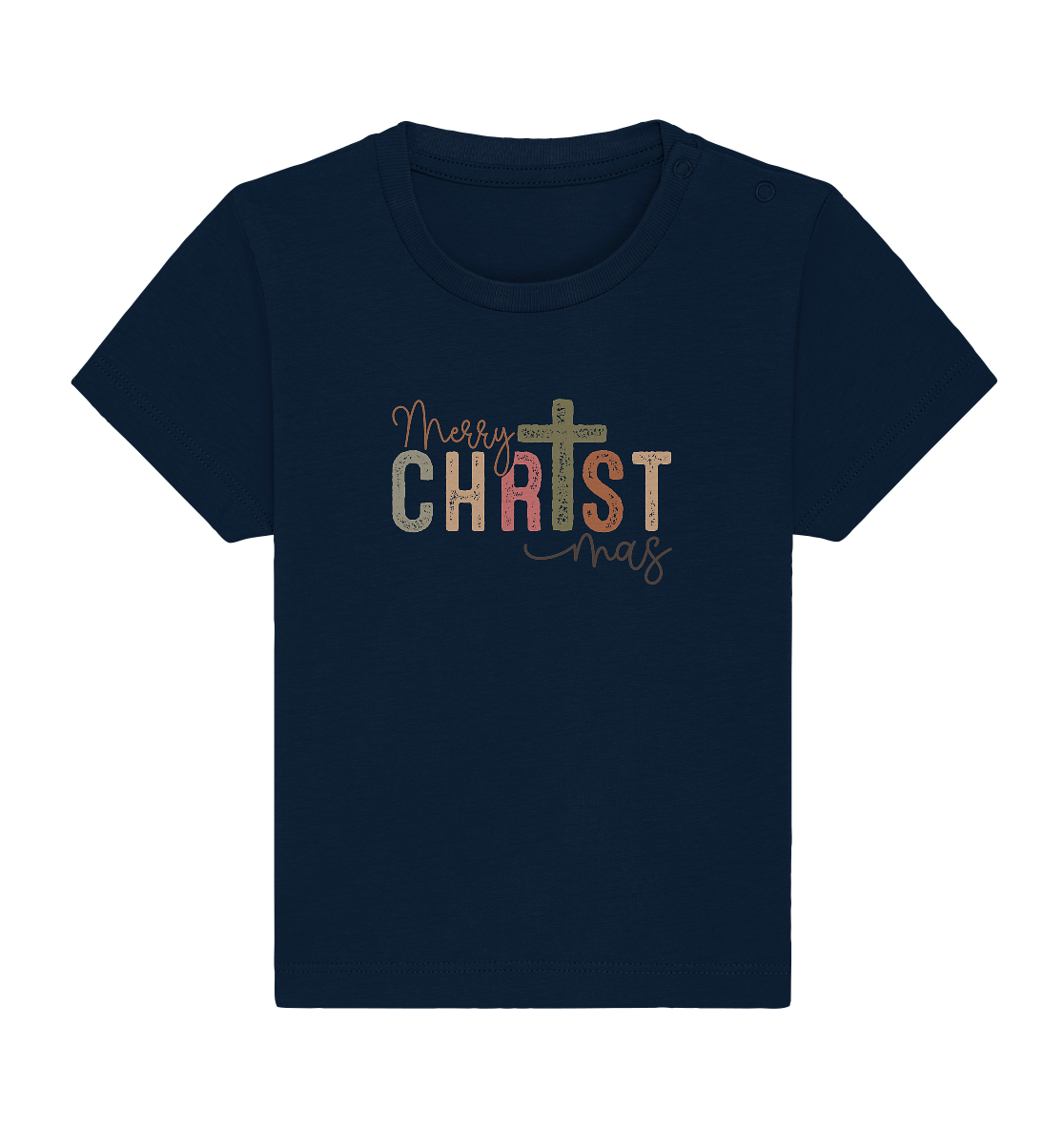 Merry CHRISTmas – Christ in the Center - Baby Organic Shirt