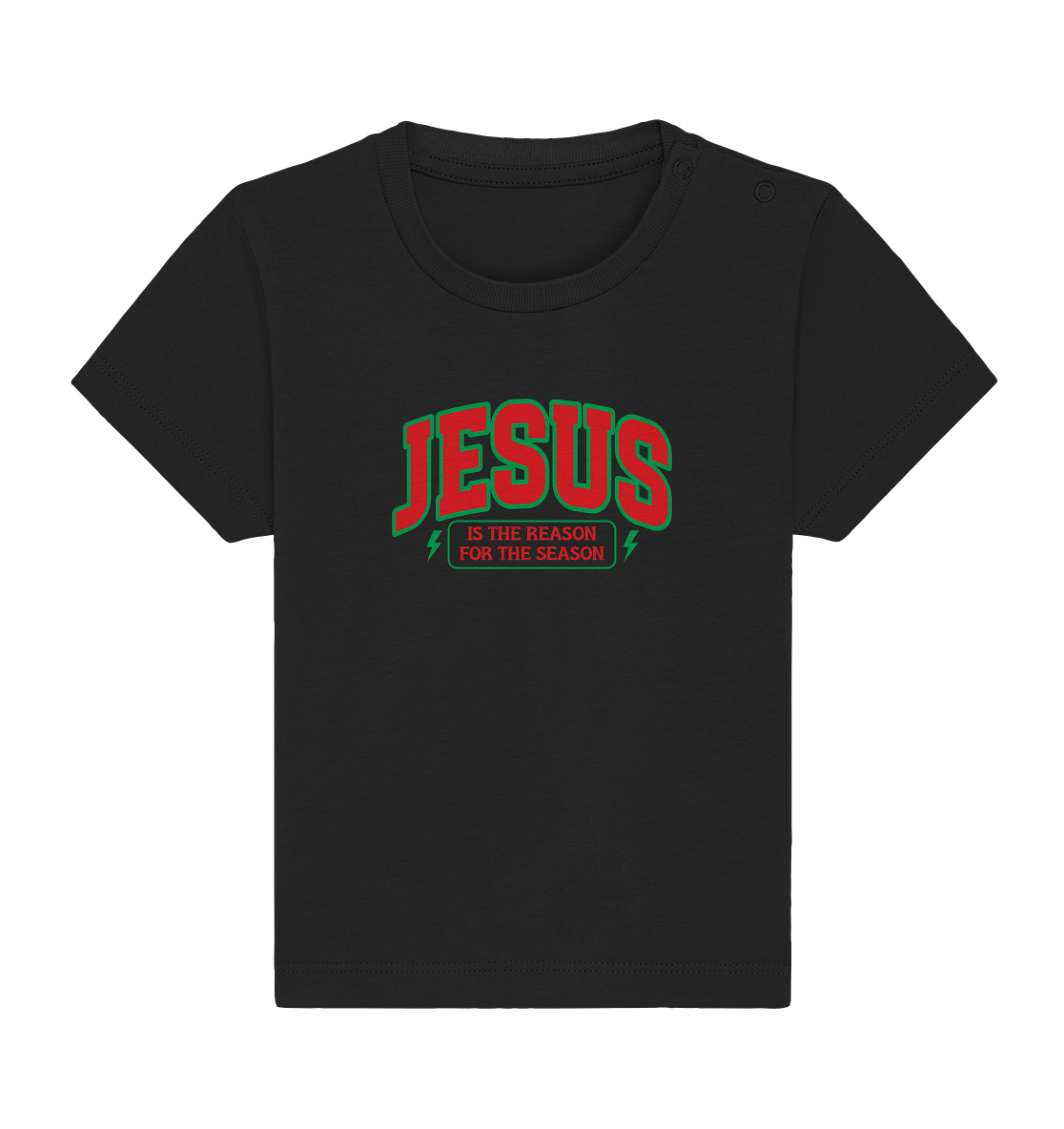 Jesus – Der Grund für die Weihnachtszeit (RG) - Baby Organic Shirt