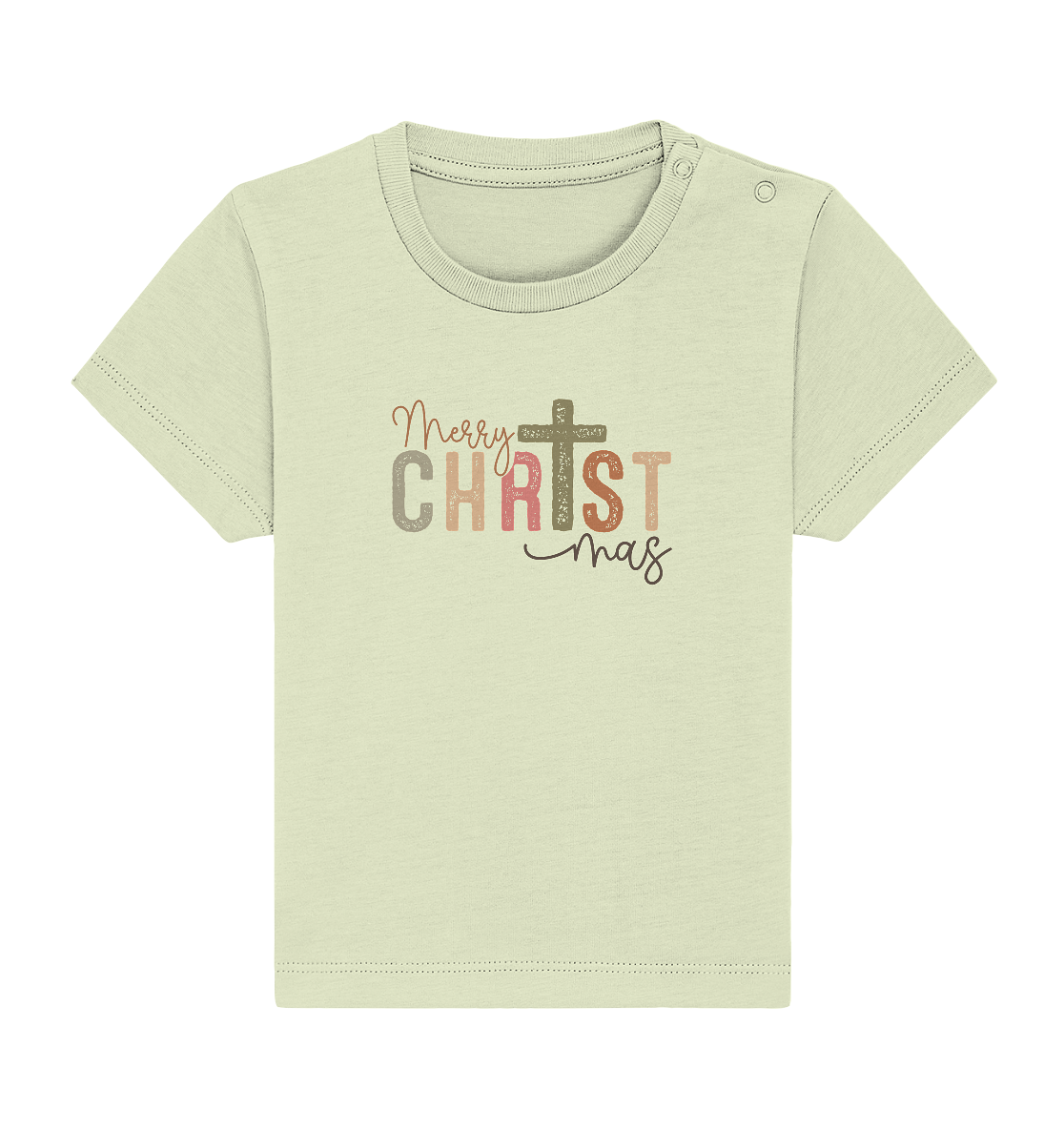 Merry CHRISTmas – Christ in the Center - Baby Organic Shirt