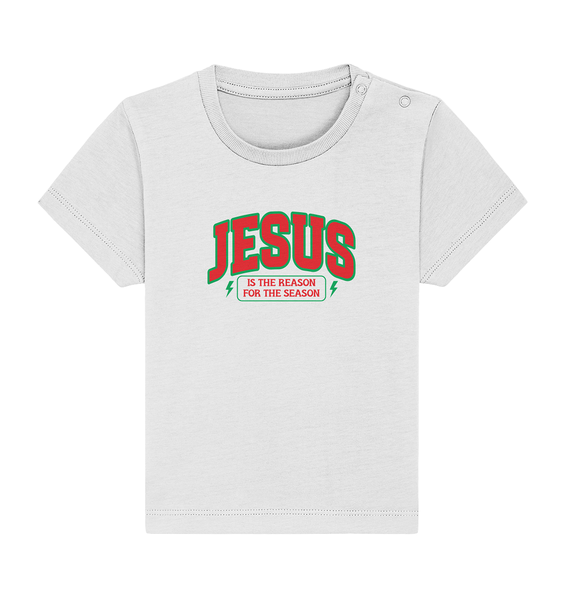 Jesus – Der Grund für die Weihnachtszeit (RG) - Baby Organic Shirt