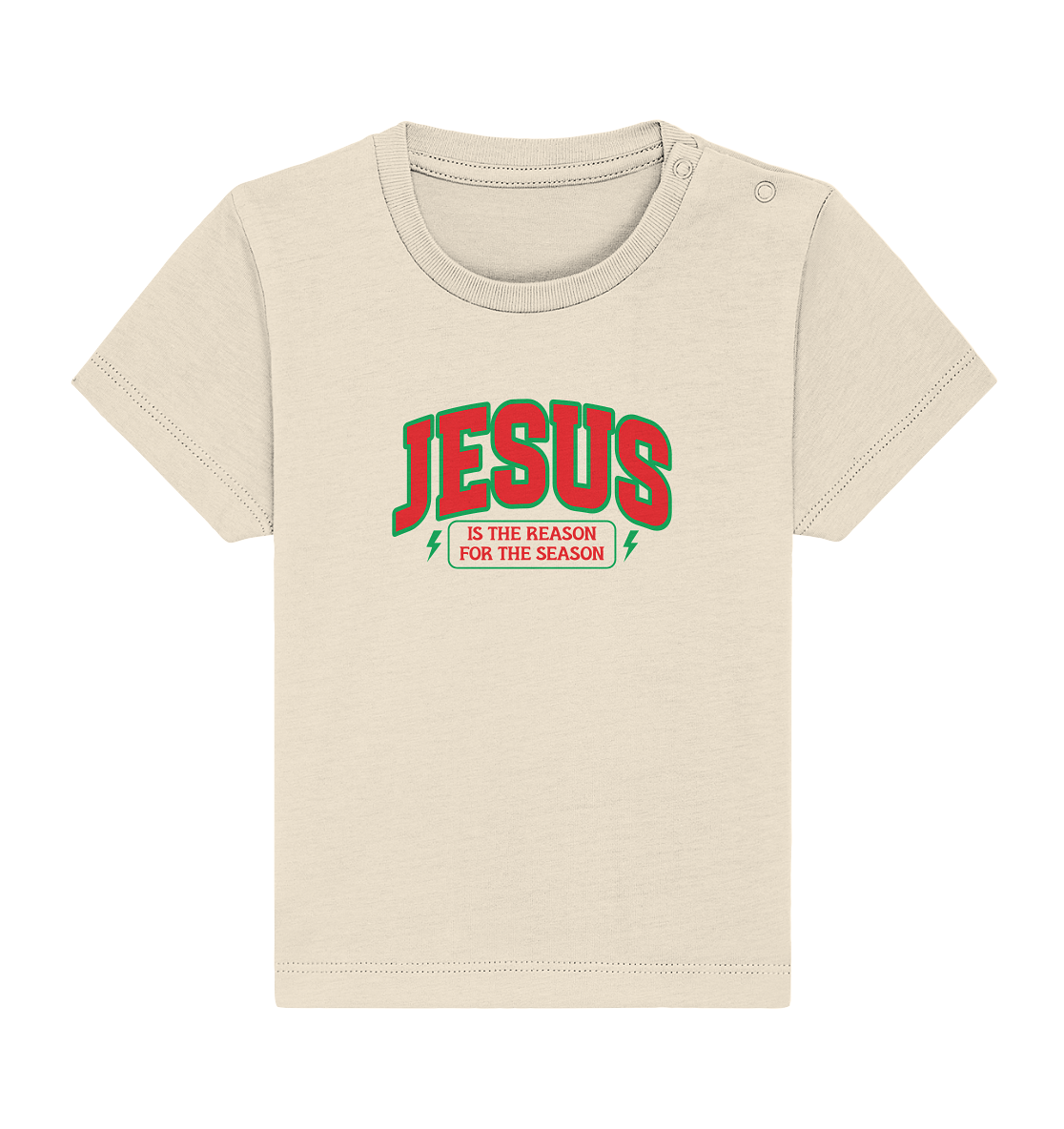 Jesus – Der Grund für die Weihnachtszeit (RG) - Baby Organic Shirt