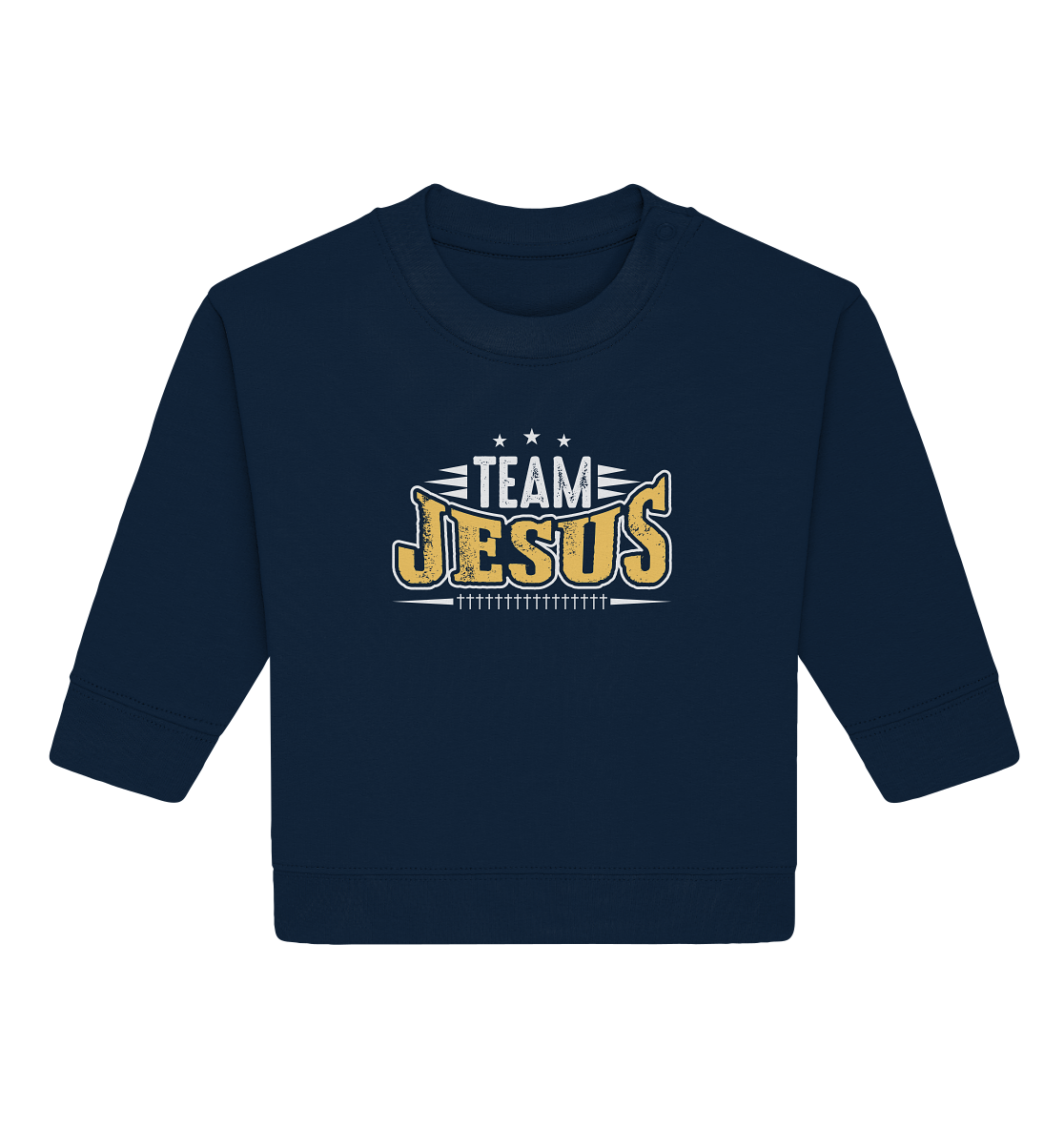 Team Jesus - Gemeinsam im Glauben - Baby Organic Sweatshirt