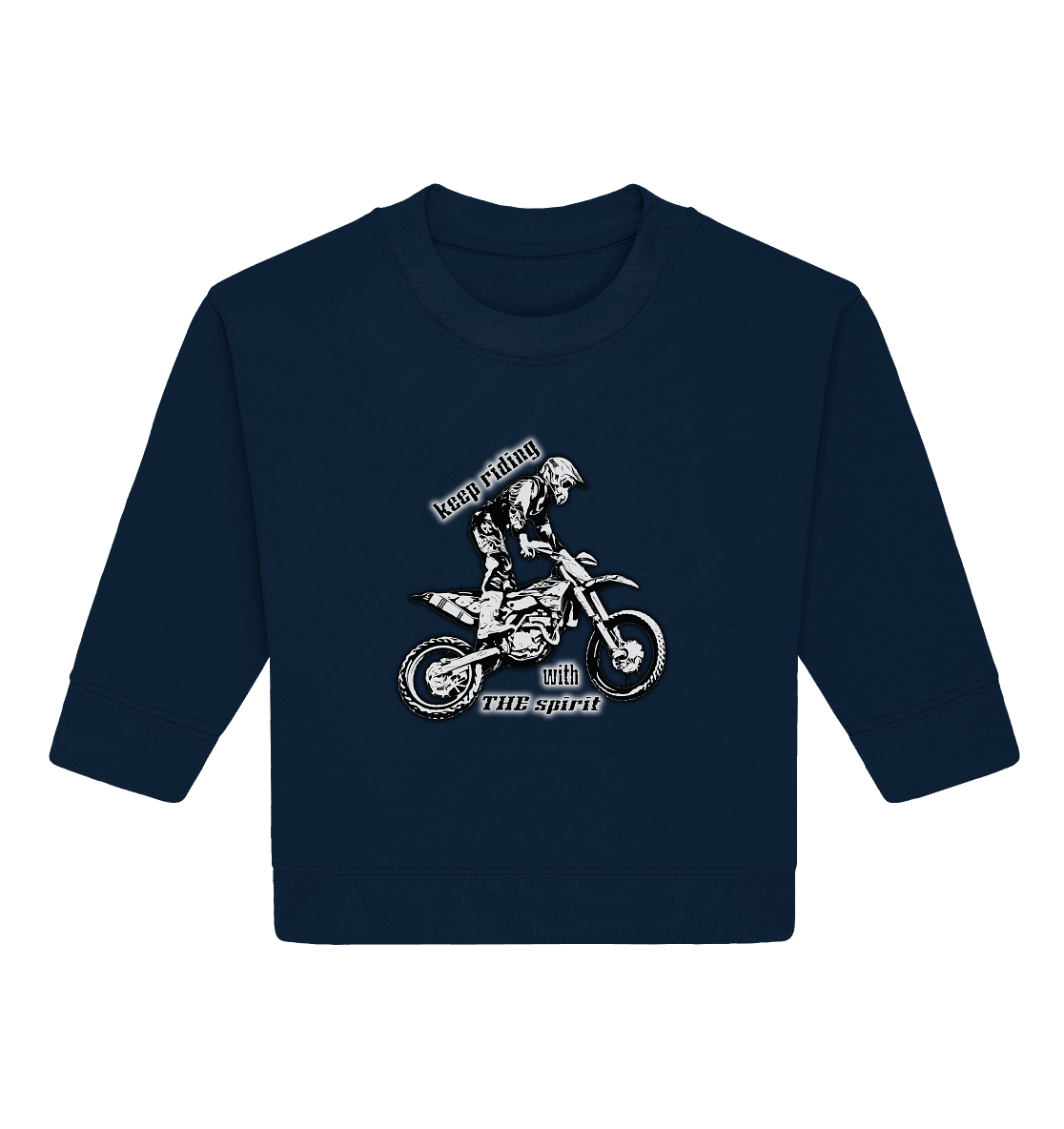 Keep Riding with the Holy Spirit - Baby Organic Sweatshirt