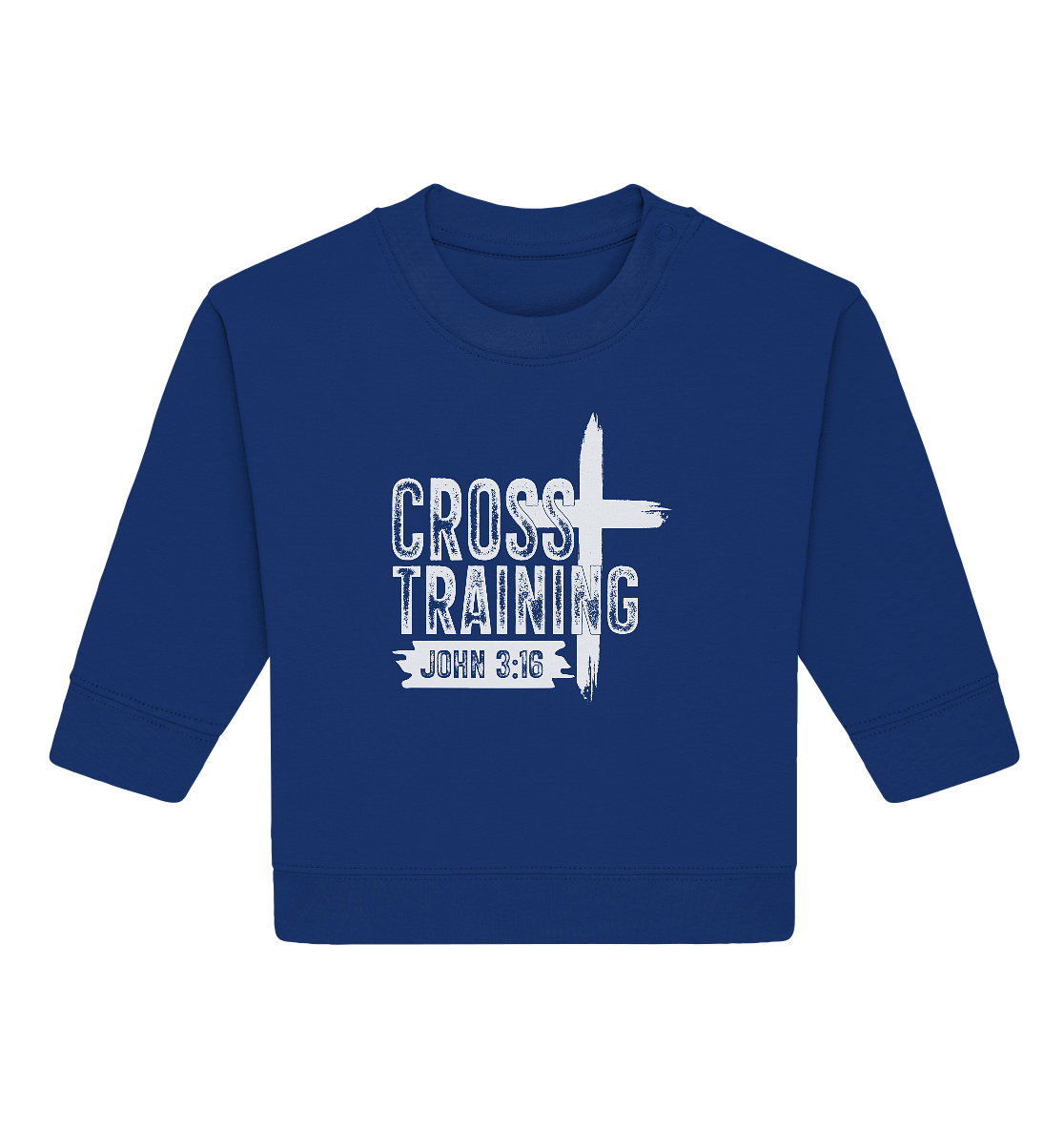 Cross Training - John 3:16 - Baby Organic Sweatshirt