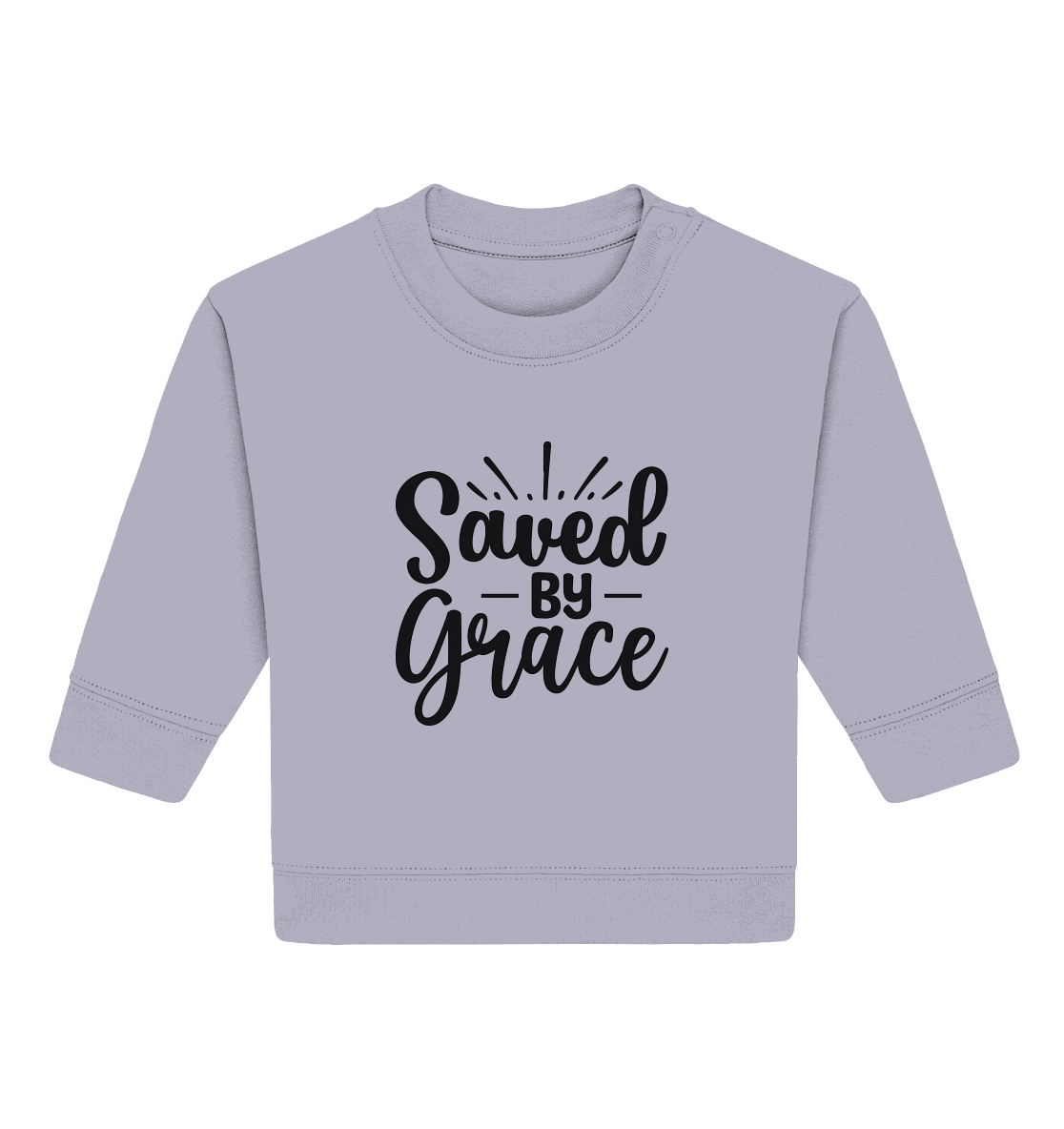 Saved by Grace – Dein Glaube, Dein Statement - Baby Organic Sweatshirt