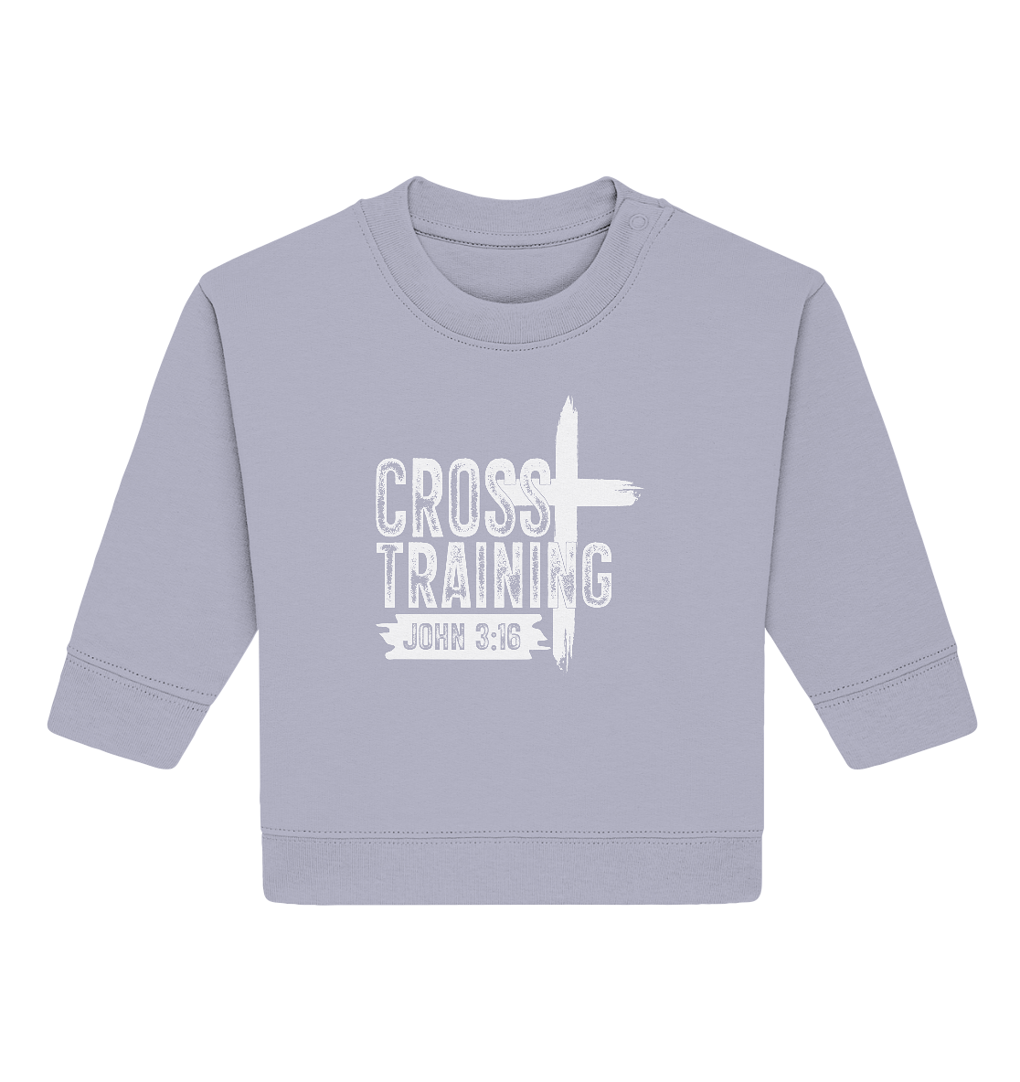 Cross Training - John 3:16 - Baby Organic Sweatshirt