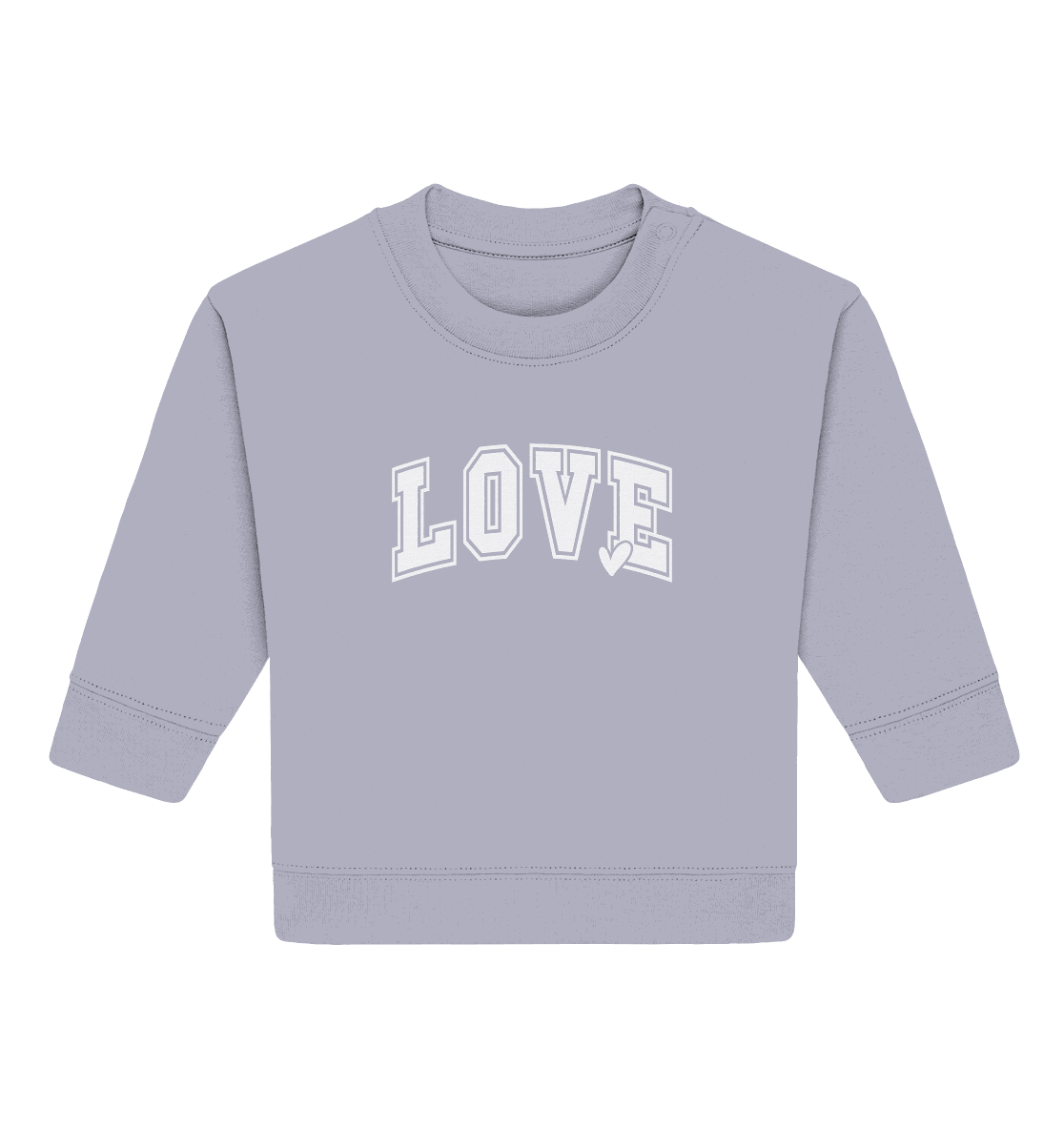 "Love" – das Design, das Herzen spricht! - Baby Organic Sweatshirt