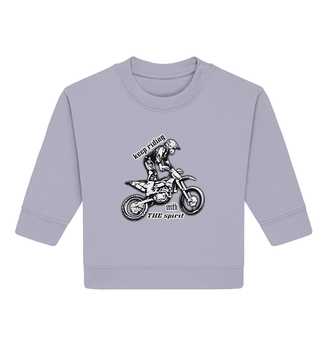 Keep Riding with the Holy Spirit - Baby Organic Sweatshirt