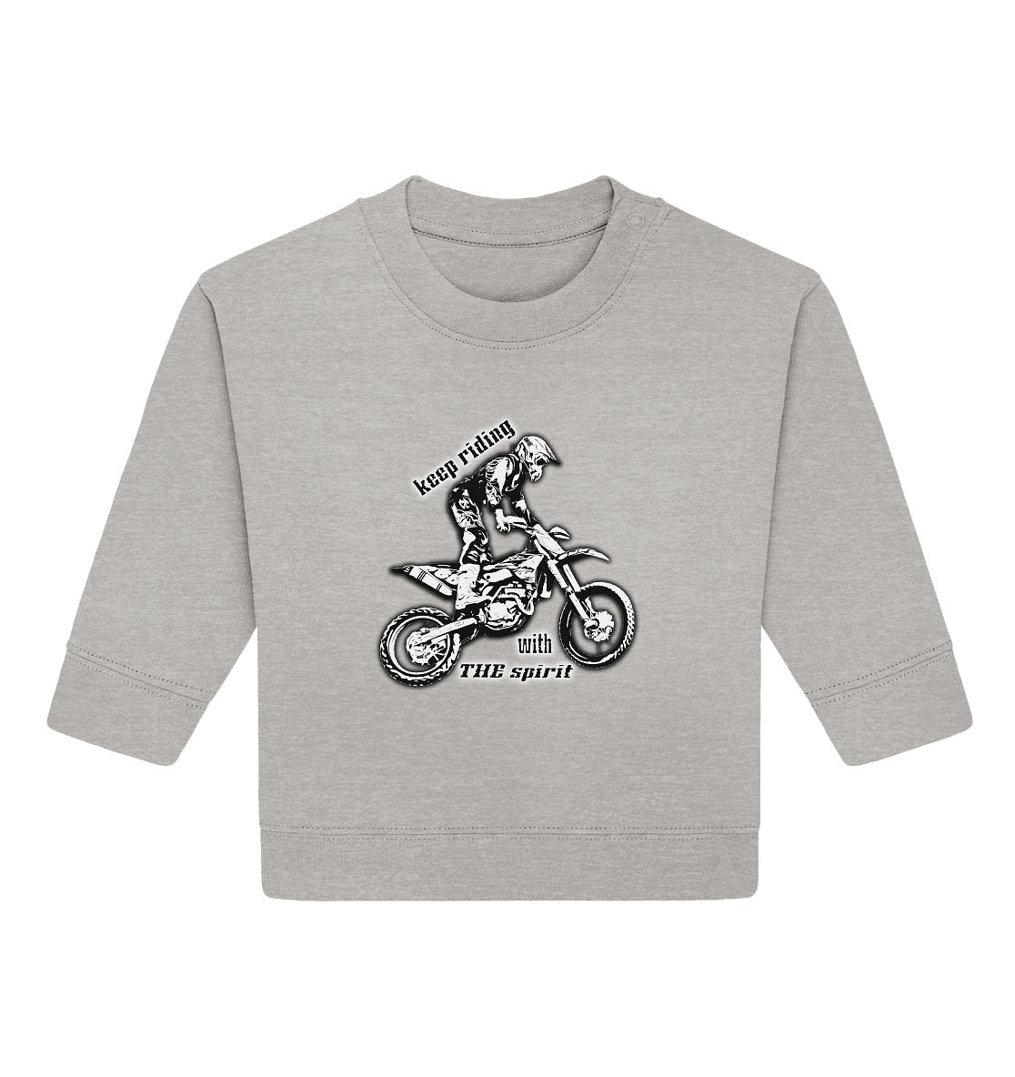 Keep Riding with the Holy Spirit - Baby Organic Sweatshirt