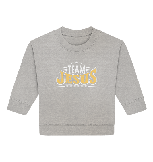 Team Jesus - Gemeinsam im Glauben - Baby Organic Sweatshirt