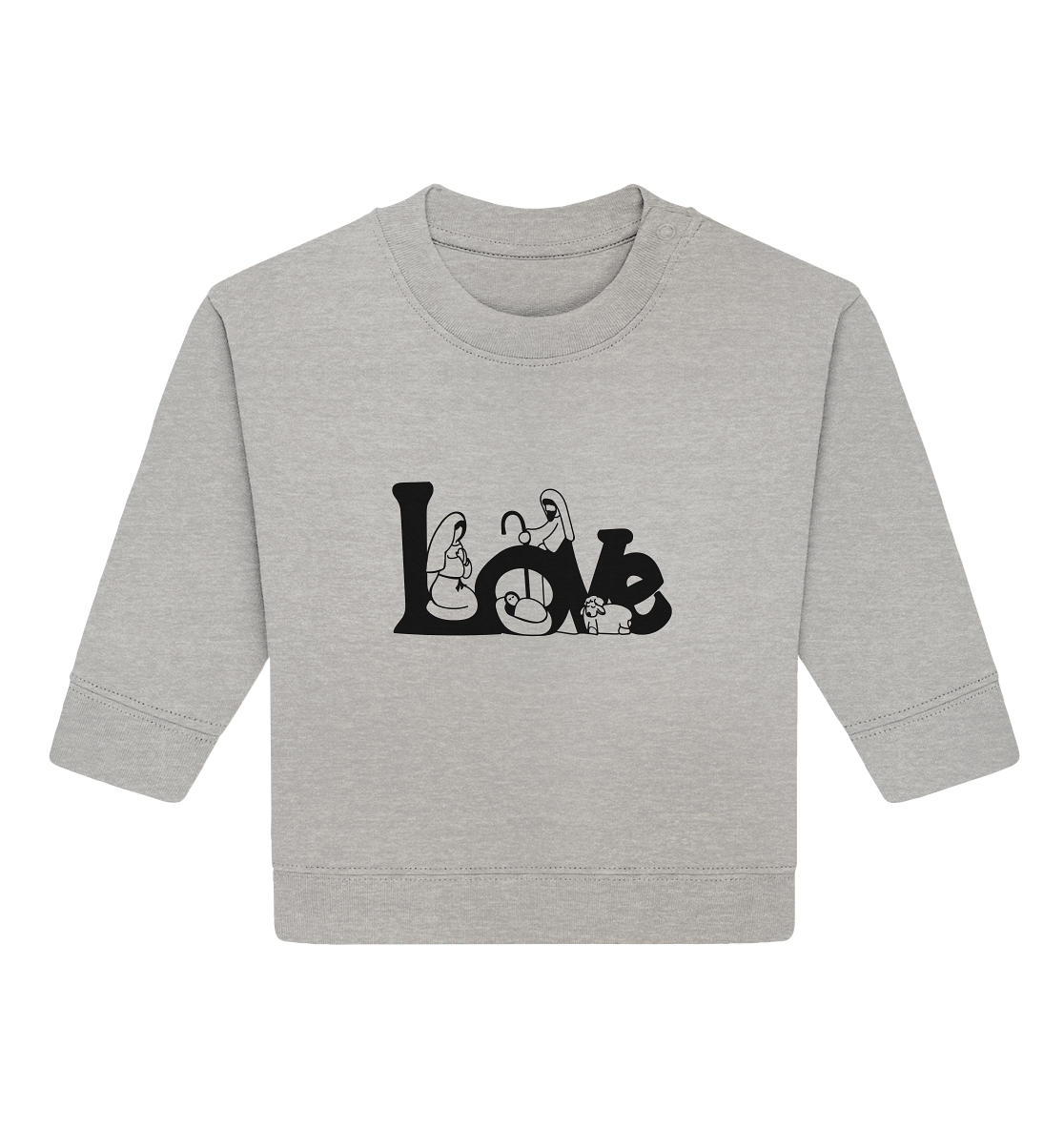 The love we experience at Christmas - Baby Organic Sweatshirt