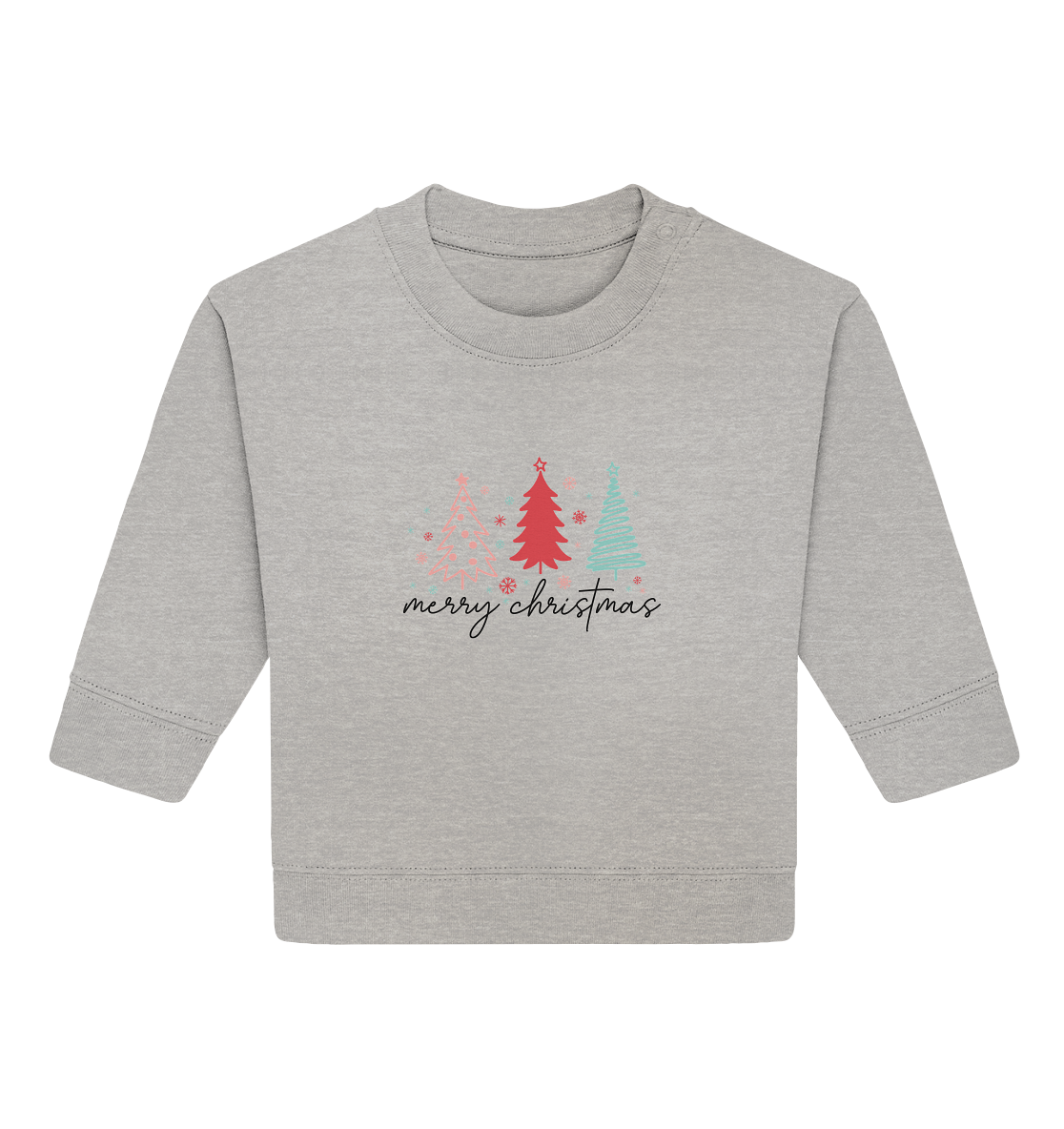 Elegant Christmas Greetings - Baby Organic Sweatshirt